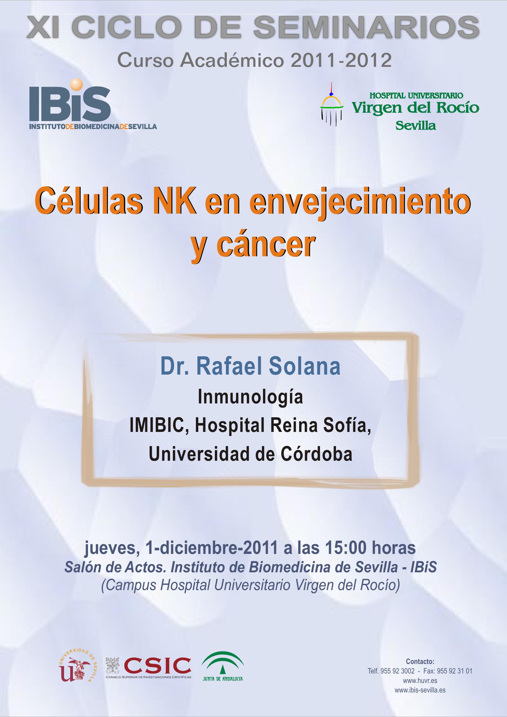 Poster: Células NK en envejecimiento y cáncer.