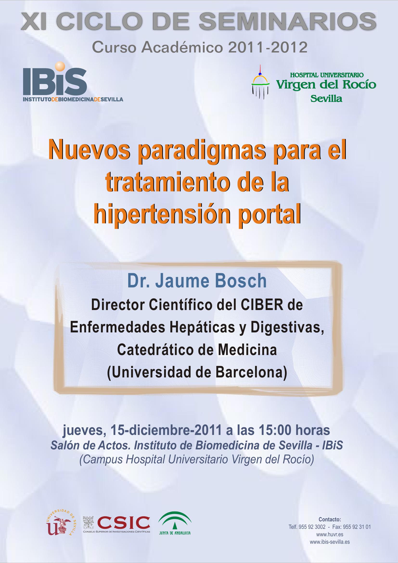 Poster: Nuevos paradigmas para el tratamiento de la hipertensión portal.