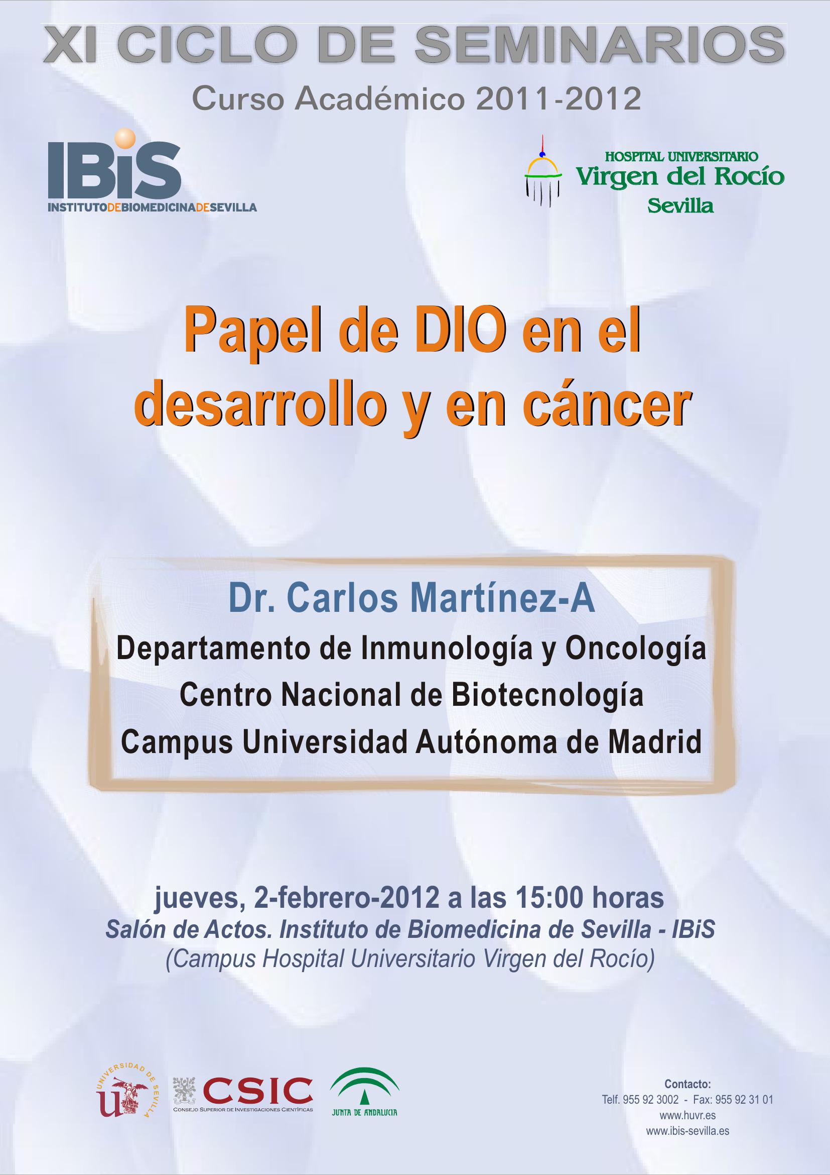 Poster: Papel de DIO en el desarrollo y en cáncer