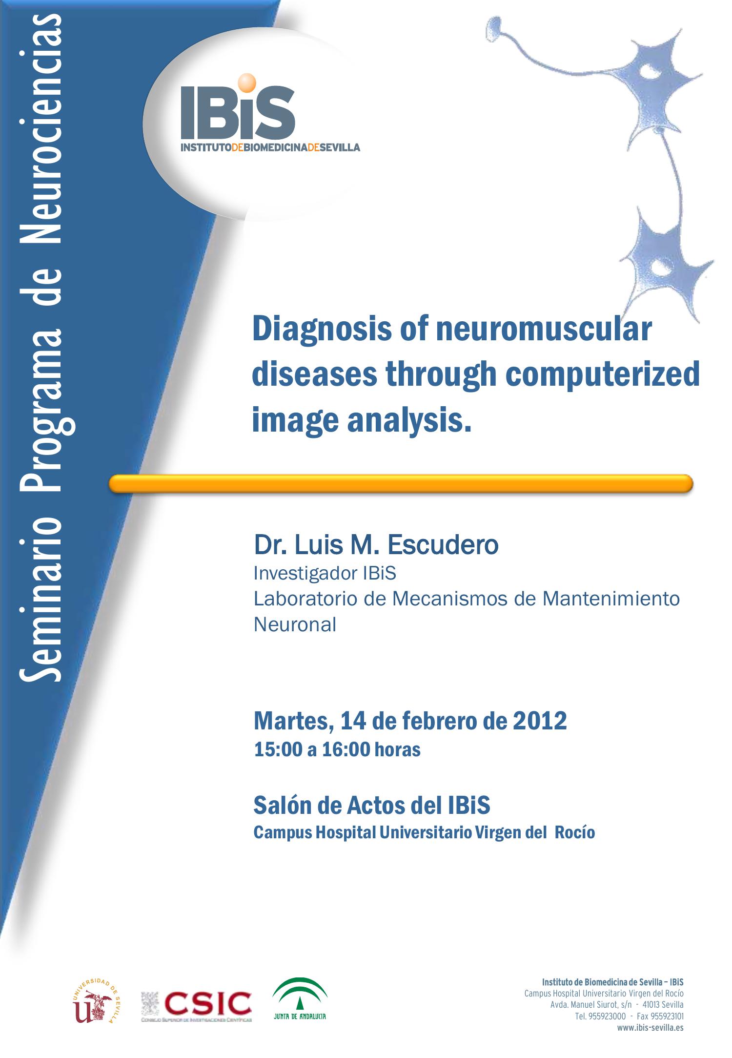 Poster: Diagnosis of neuromuscular diseases through computerized image analysis.