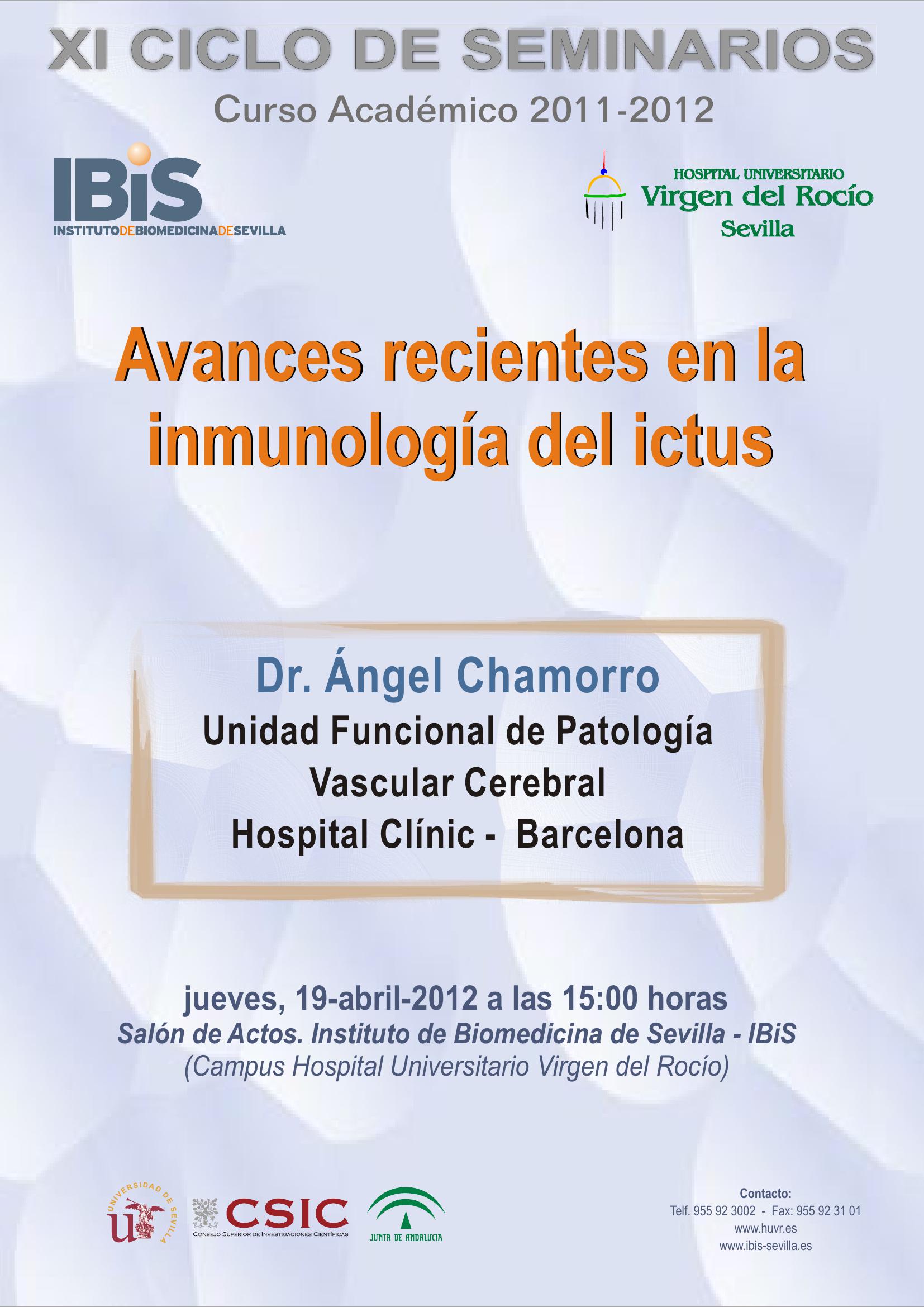 Poster: Avances recientes en la inmunología del ictus