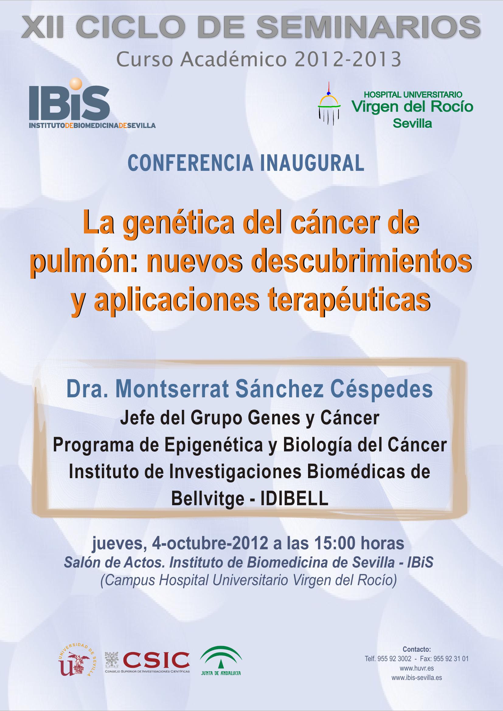 Poster: La genética del cáncer de pulmón: nuevos descubrimientos y aplicaciones terapéuticas.