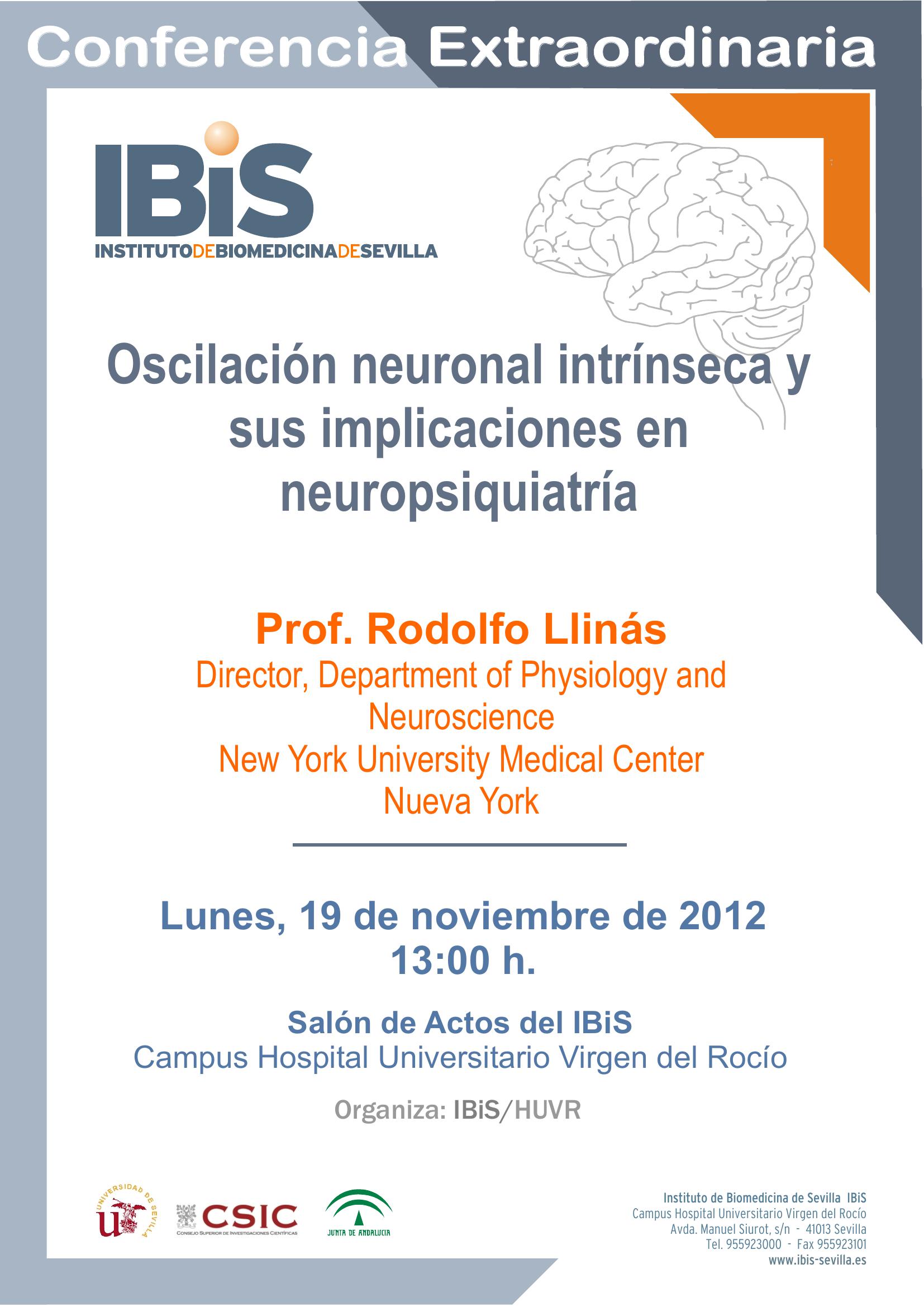 Poster: Oscilación neuronal intrínseca y sus implicaciones en Neuropsiquiatría.