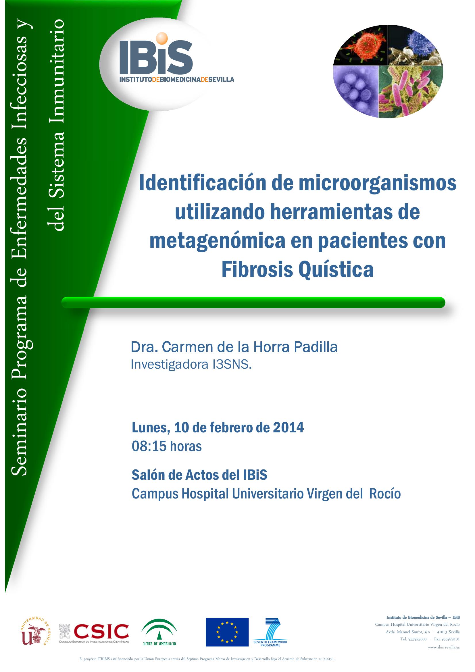 Poster: Identificación de microorganismos utilizando herramientas de metagenómica en pacientes con Fibrosis Quística