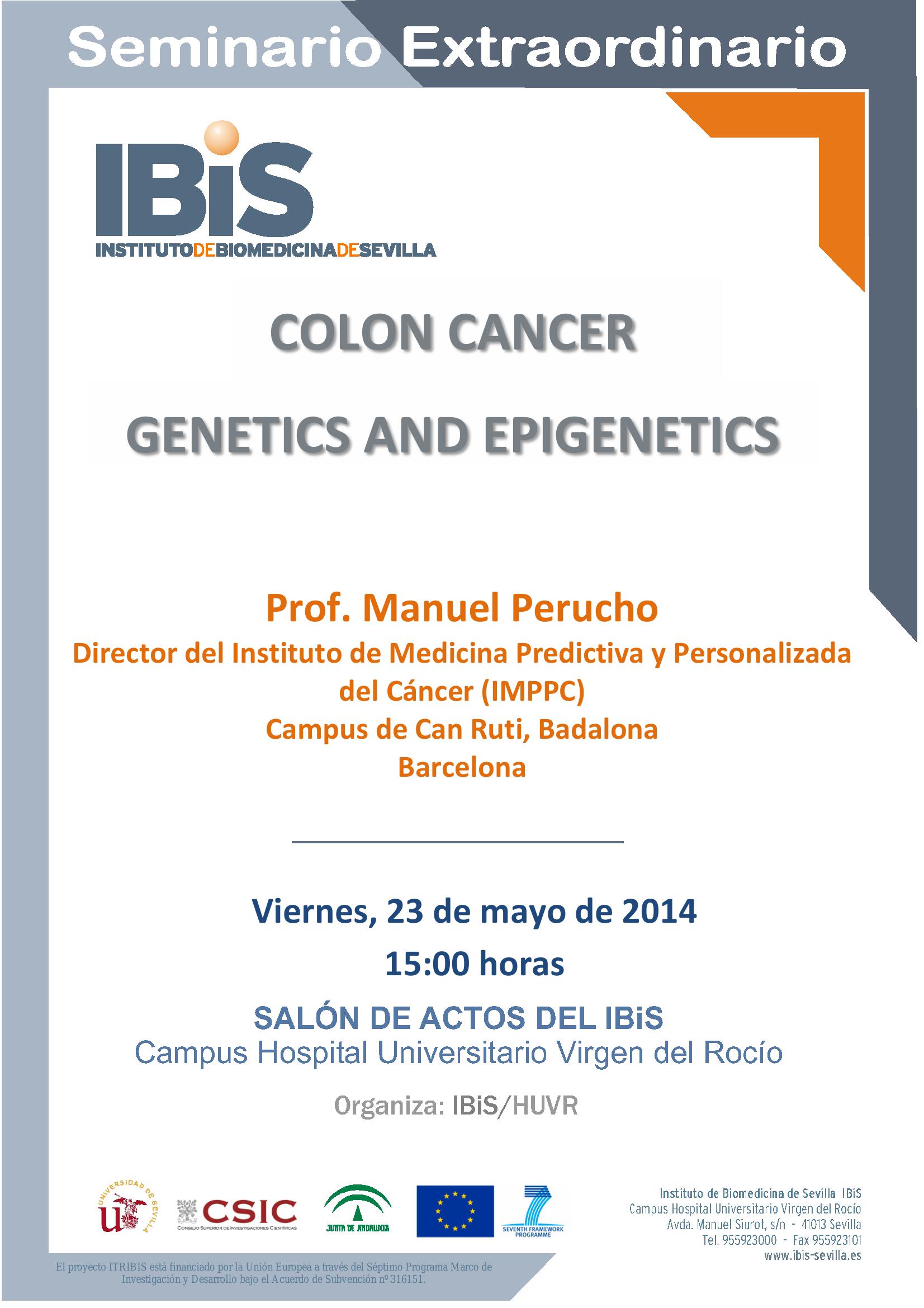 Poster: COLON CANCER  GENETICS AND EPIGENETICS