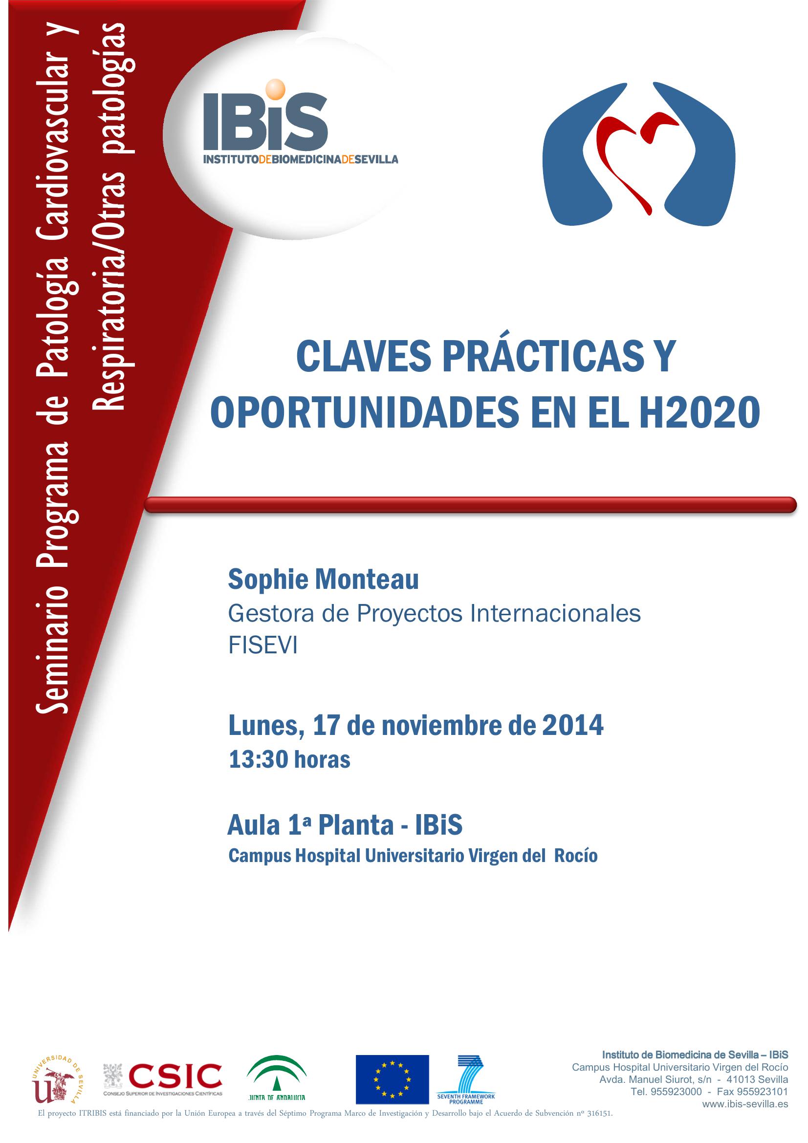 Poster: CLAVES PRÁCTICAS Y OPORTUNIDADES EN EL H2020