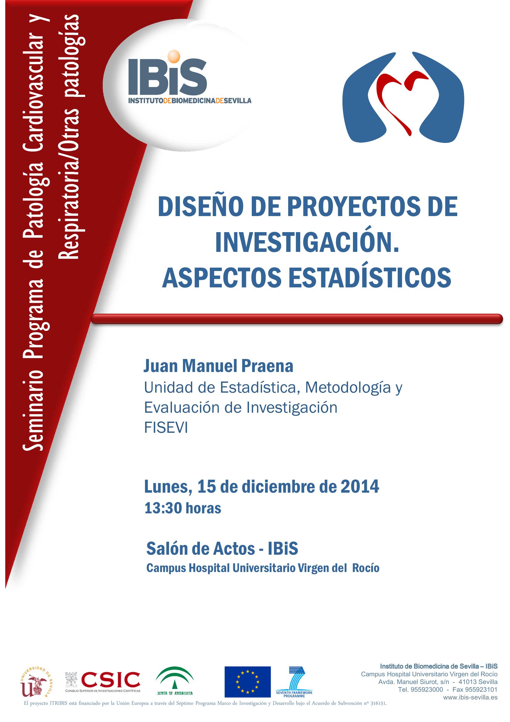 Poster: DISEÑO DE PROYECTOS DE INVESTIGACIÓN. ASPECTOS ESTADÍSTICOS