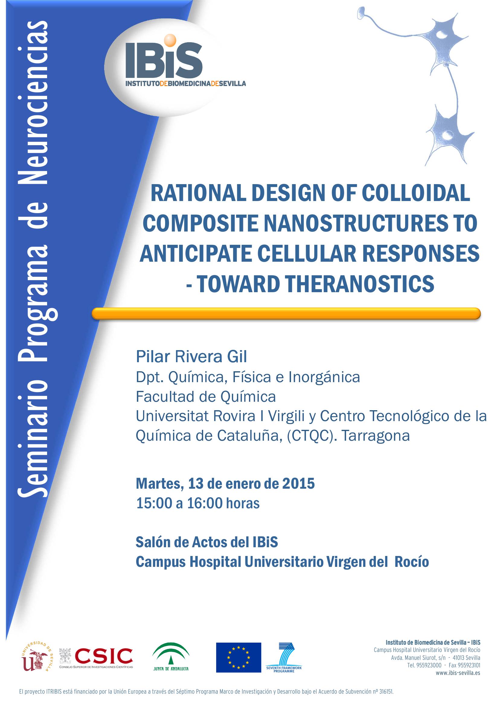 Poster: RATIONAL DESIGN OF COLLOIDAL COMPOSITE NANOSTRUCTURES TO ANTICIPATE CELLULAR RESPONSES - TOWARD THERANOSTICS