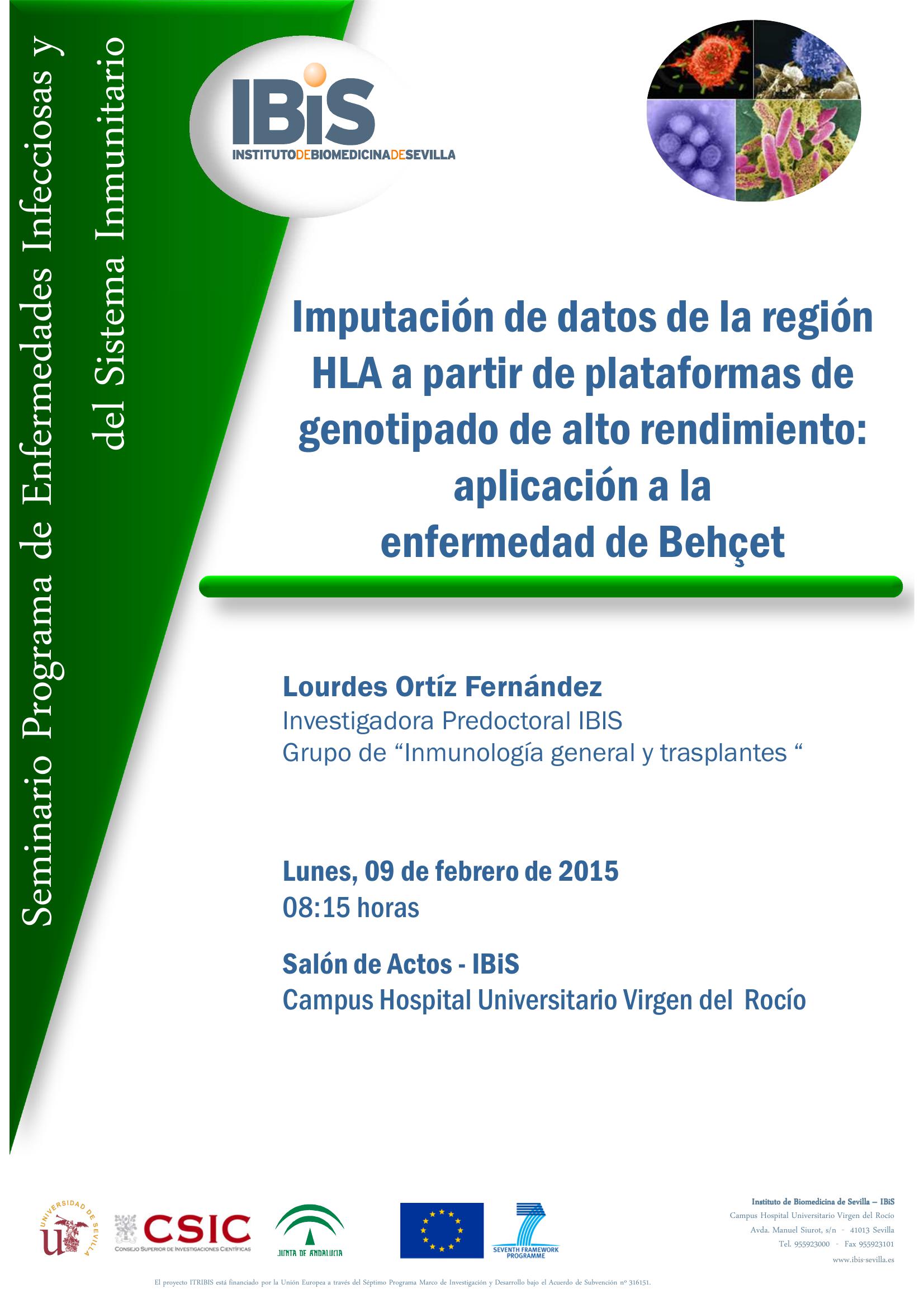 Poster: Imputación de datos de la región HLA a partir de plataformas de genotipado de alto rendimiento: aplicación a la  enfermedad de Behçet
