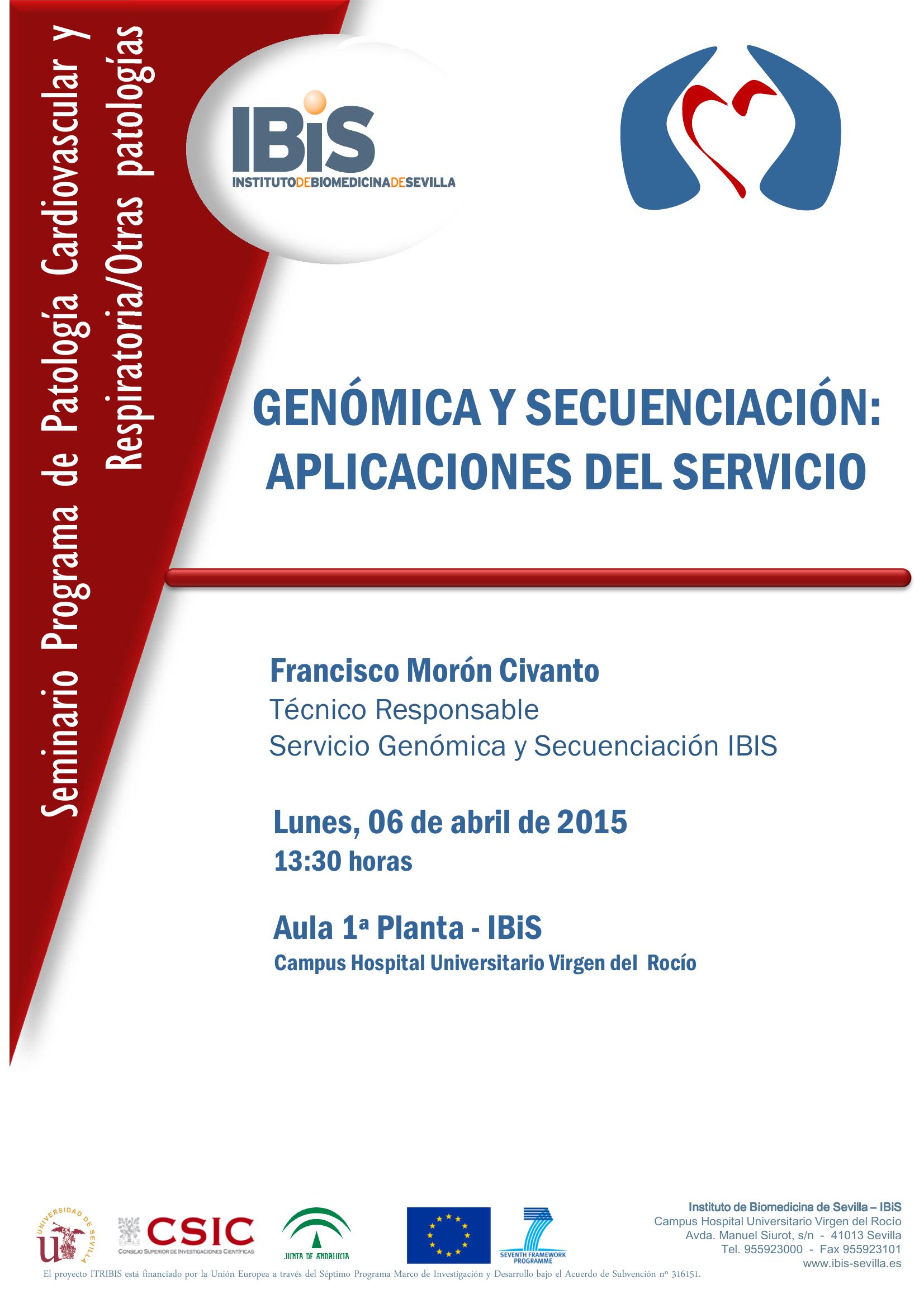 Poster: GENÓMICA Y SECUENCIACIÓN:  APLICACIONES DEL SERVICIO