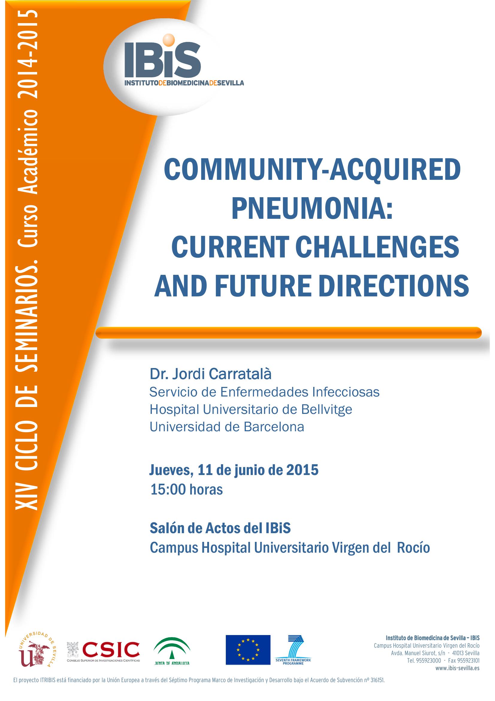 Poster: COMMUNITY-ACQUIRED PNEUMONIA: CURRENT CHALLENGES AND FUTURE DIRECTIONS