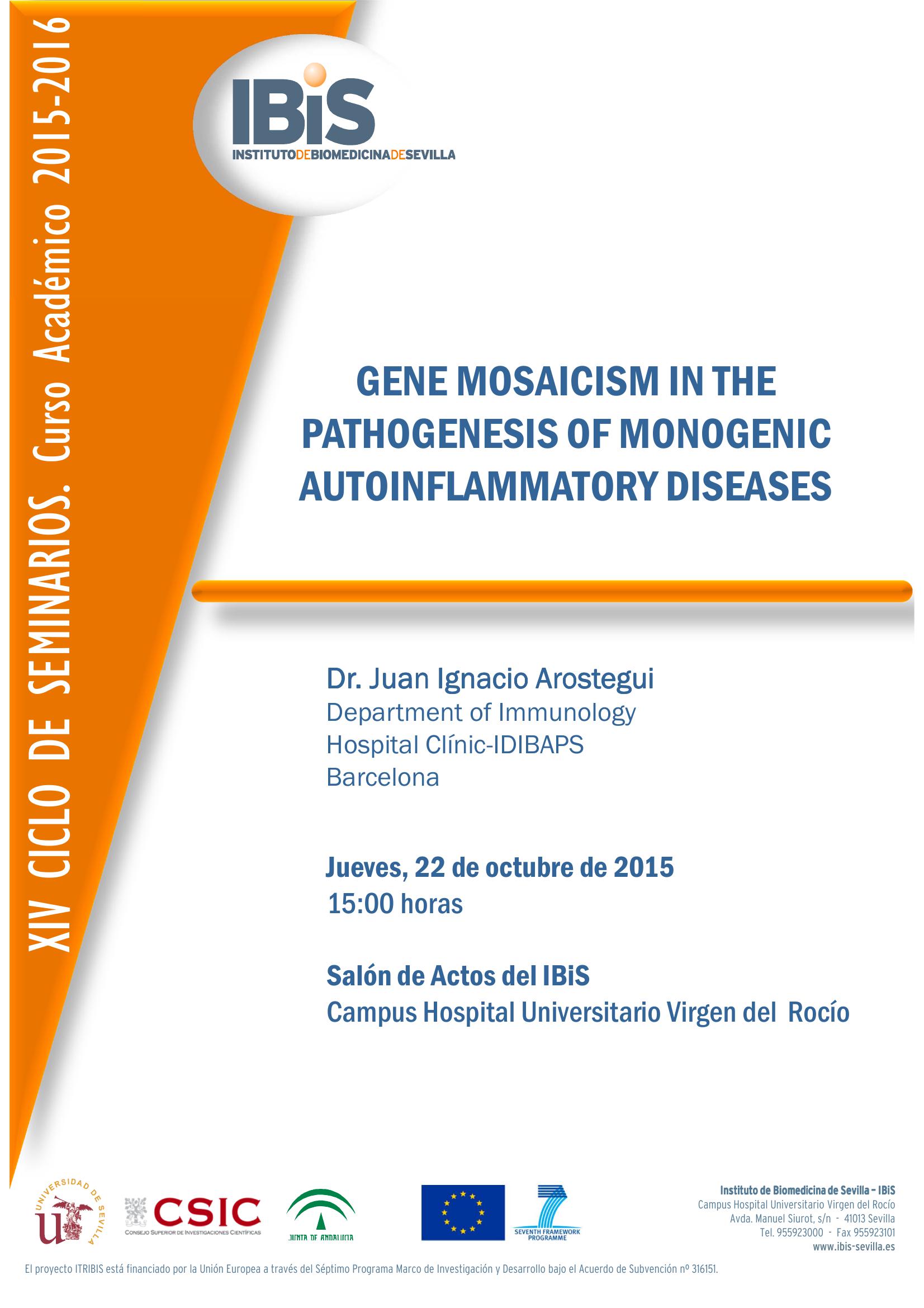Poster: GENE MOSAICISM IN THE PATHOGENESIS OF MONOGENIC AUTOINFLAMMATORY DISEASES
