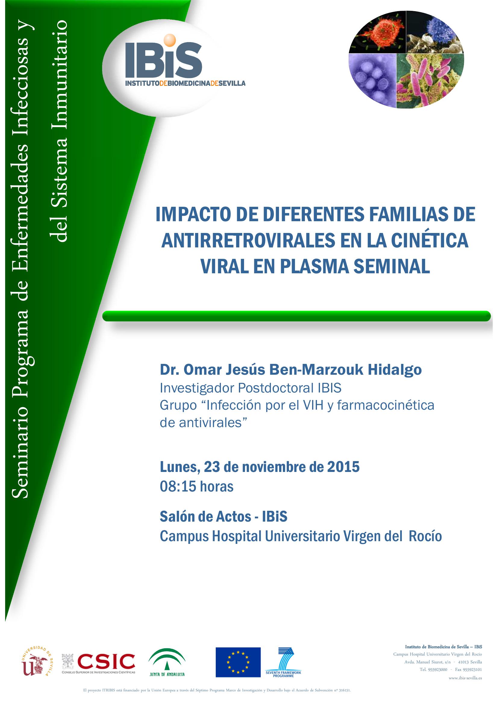 Poster: IMPACTO DE DIFERENTES FAMILIAS DE ANTIRRETROVIRALES EN LA CINÉTICA VIRAL EN PLASMA SEMINAL