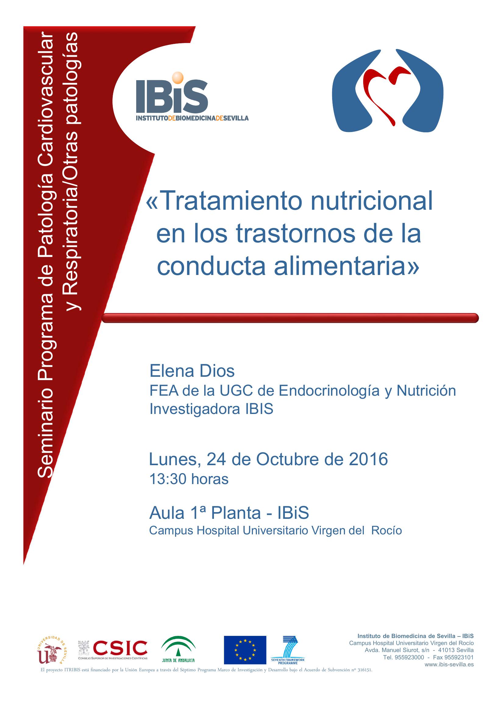 Poster: Tratamiento nutricional en los trastornos de la conducta alimentaria