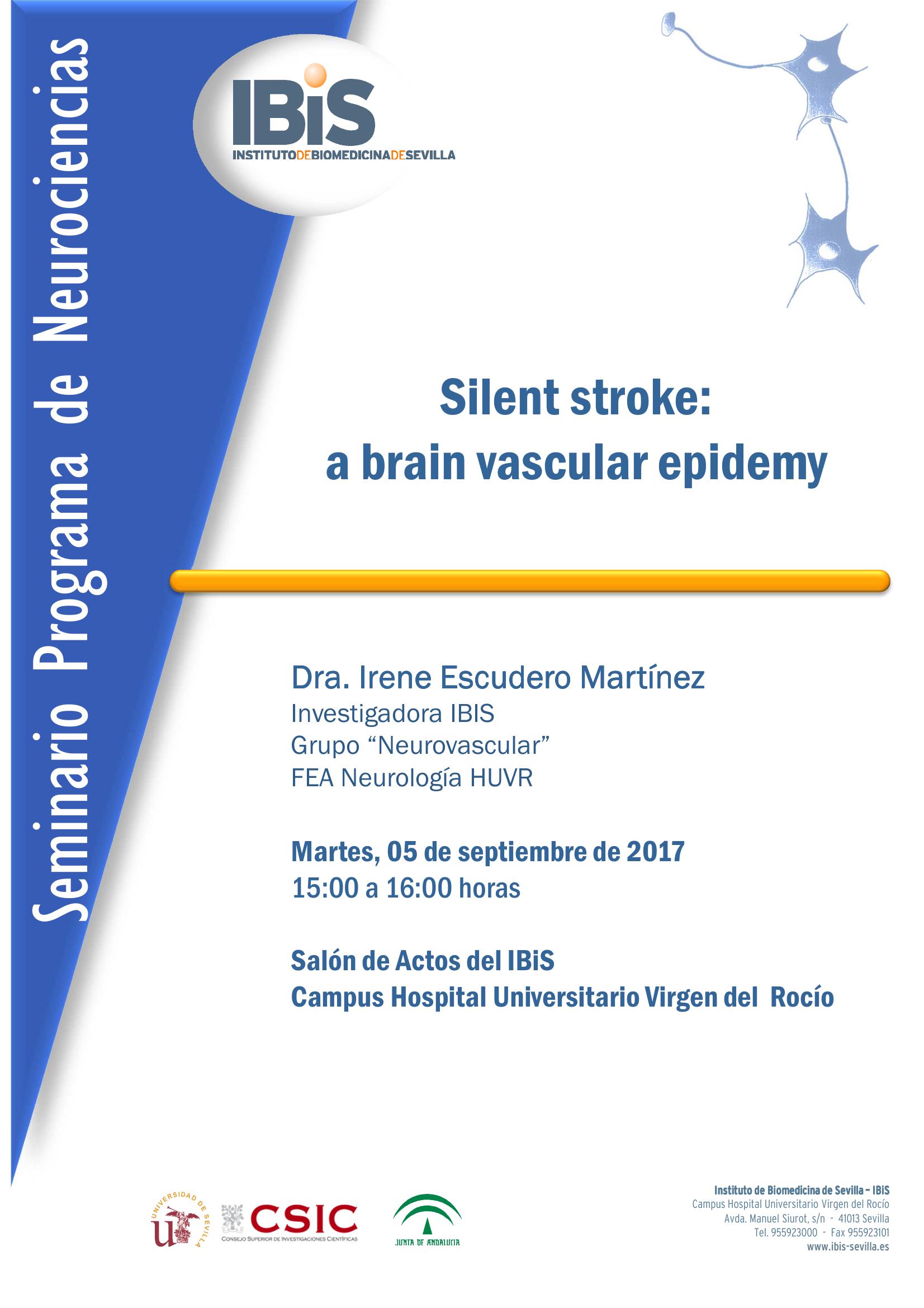 Poster: Silent stroke: a brain vascular epidemy