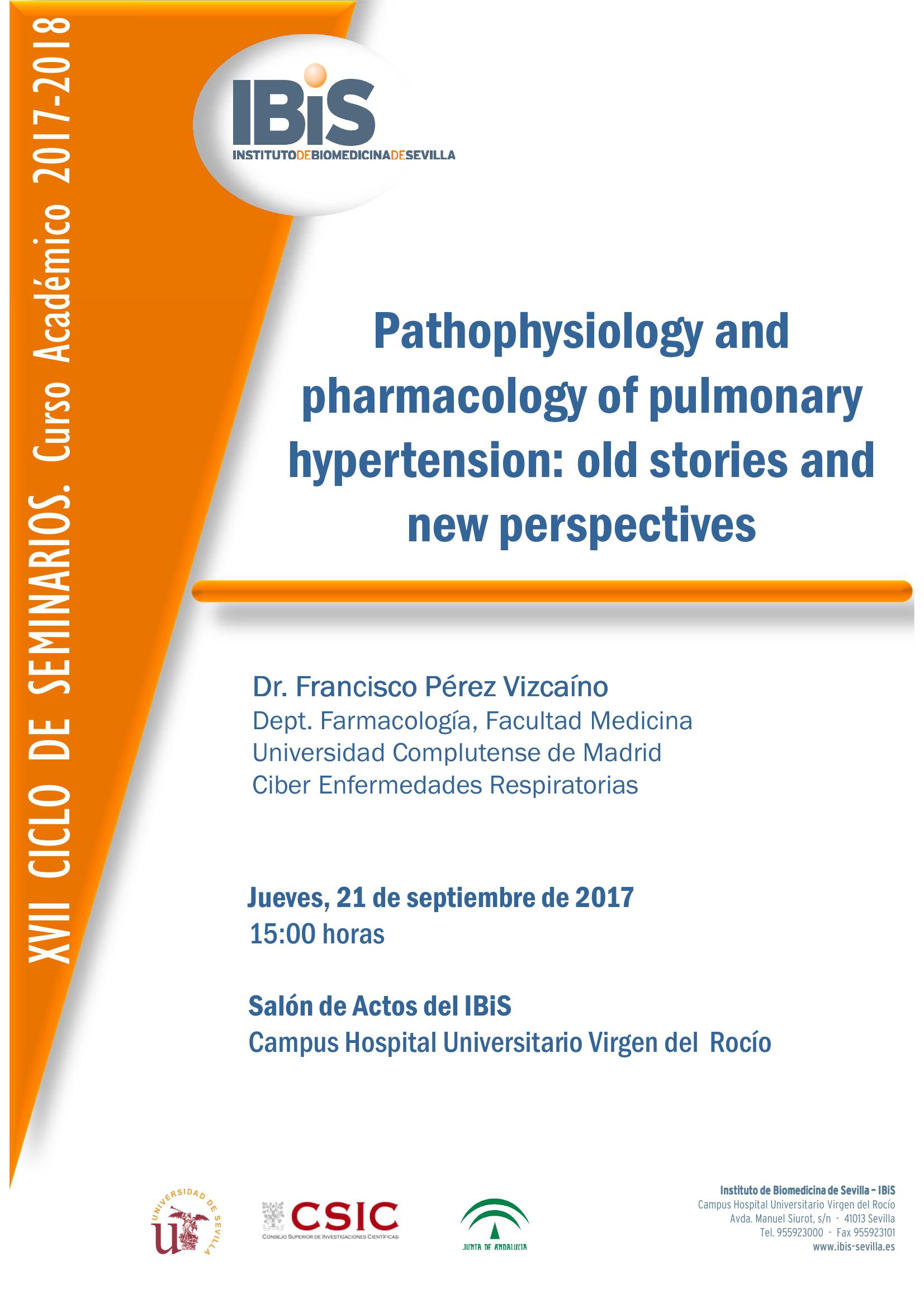 Poster: Pathophysiology and pharmacology of pulmonary hypertension: old stories and new perspectives