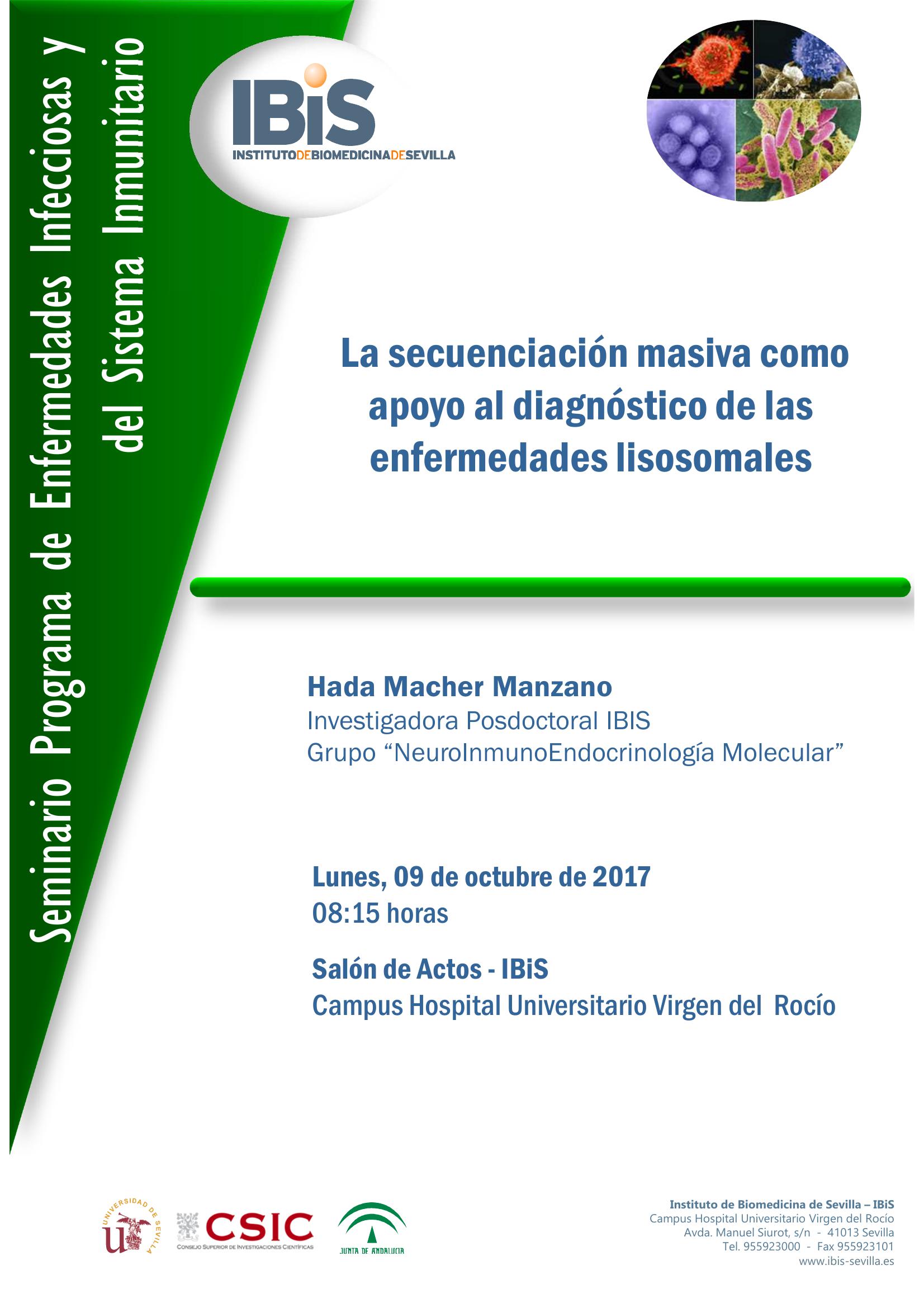 Poster: La secuenciación masiva como apoyo al diagnóstico de las enfermedades lisosomales