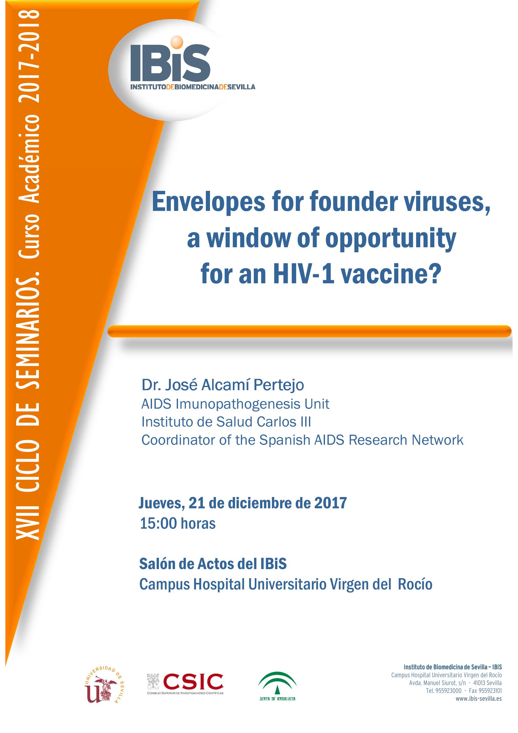 Poster: Envelopes for founder viruses, a window of opportunity  for an HIV-1 vaccine?