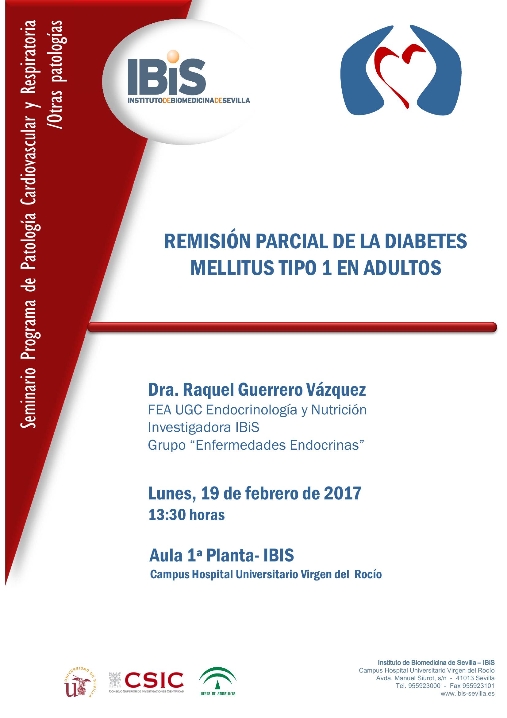 Poster: REMISIÓN PARCIAL DE LA DIABETES MELLITUS TIPO 1 EN ADULTOS