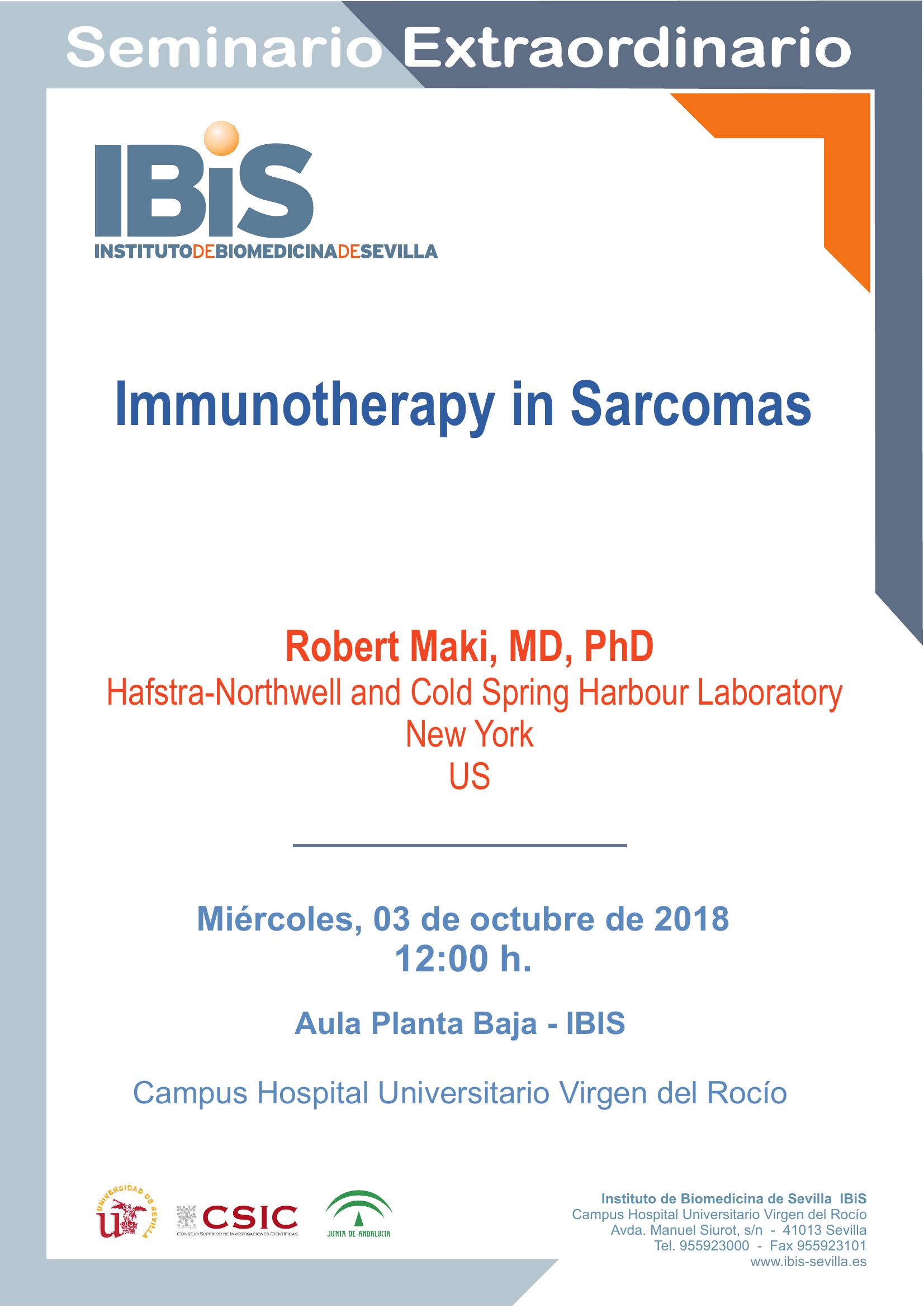 Poster: Immunotherapy in Sarcomas