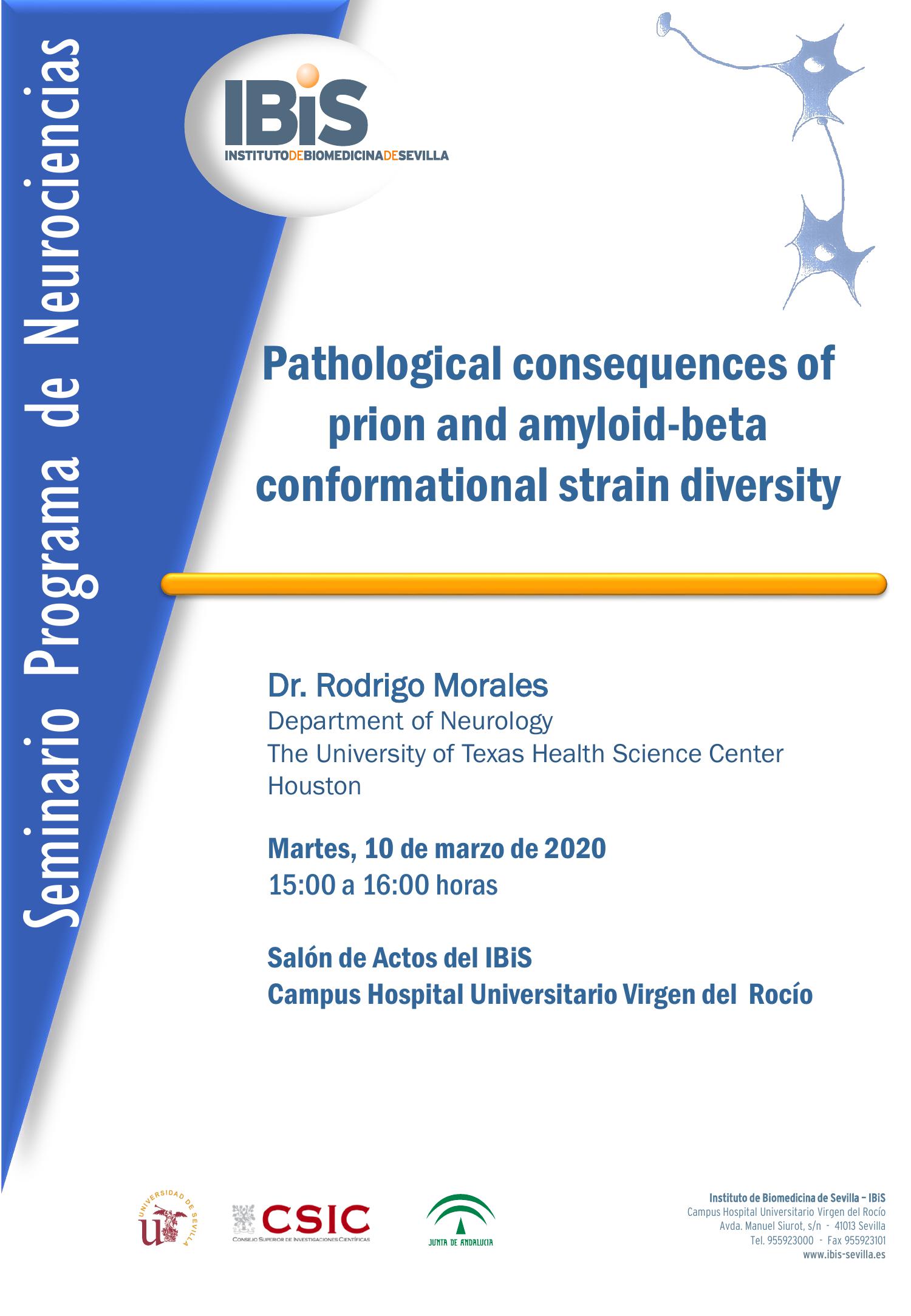Poster: Pathological consequences of prion and amyloid-beta conformational strain diversity