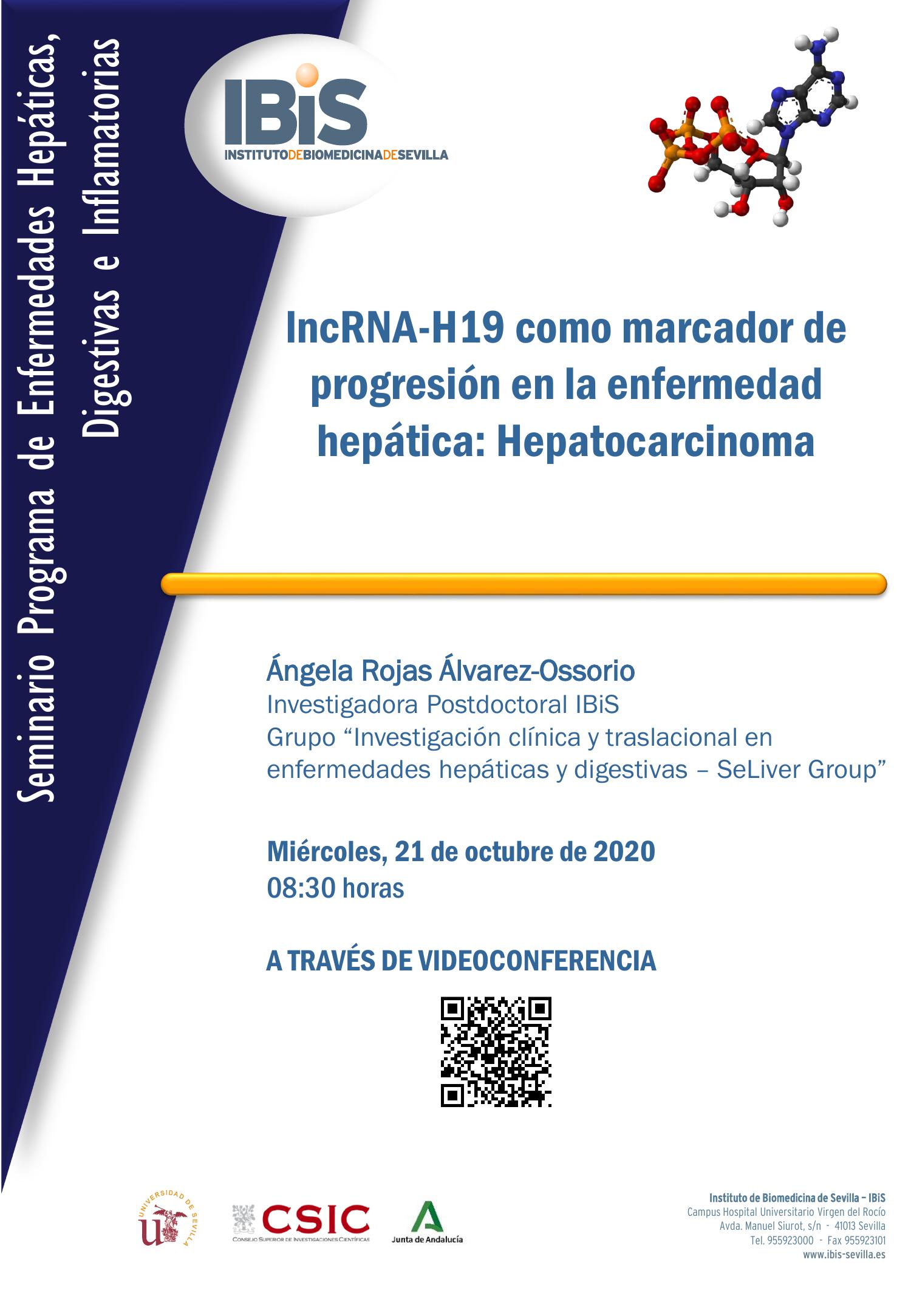 Poster: lncRNA-H19 como marcador de progresión en la enfermedad hepática: Hepatocarcinoma