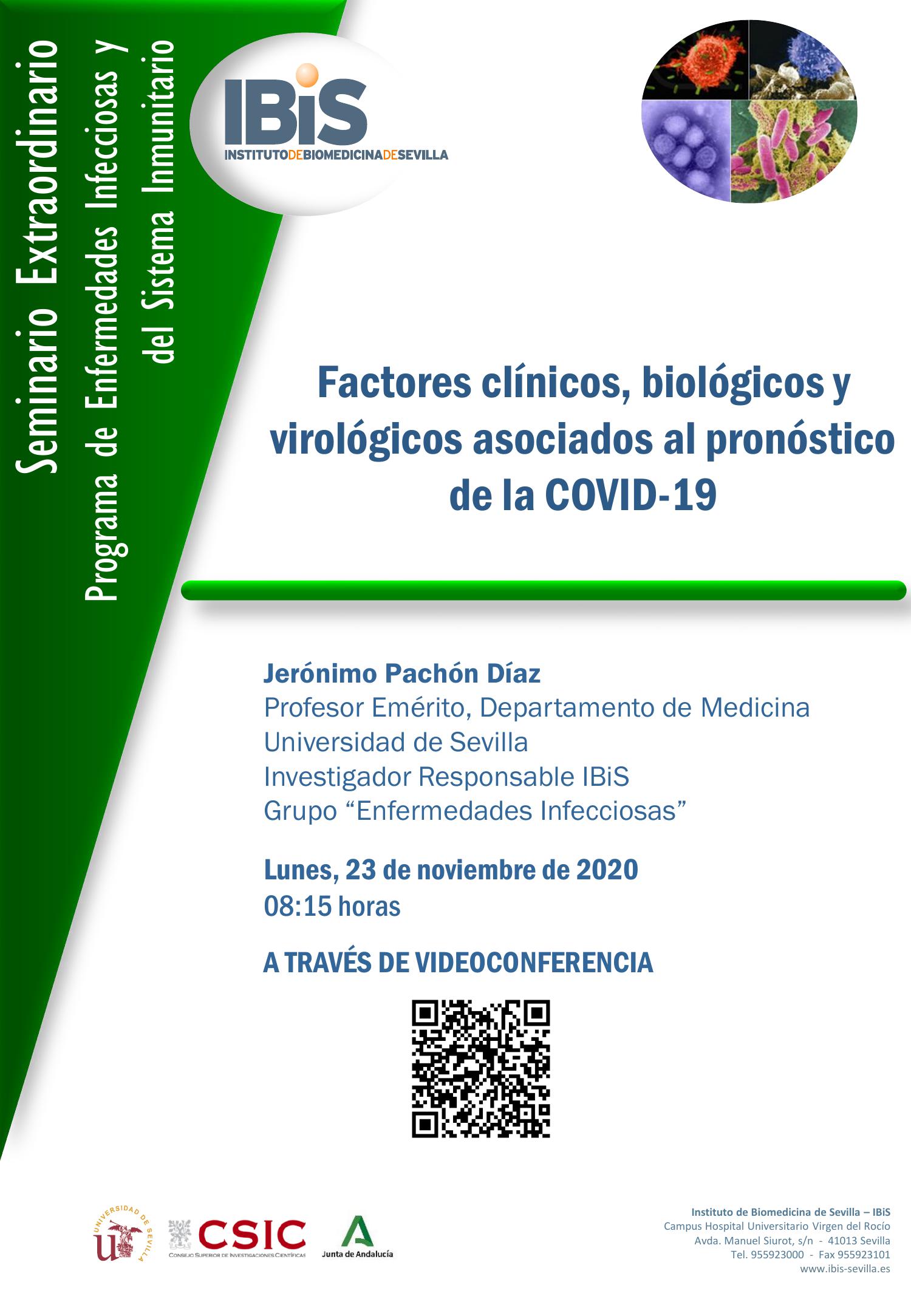 Poster: Factores clínicos, biológicos y virológicos asociados al pronóstico de la COVID-19