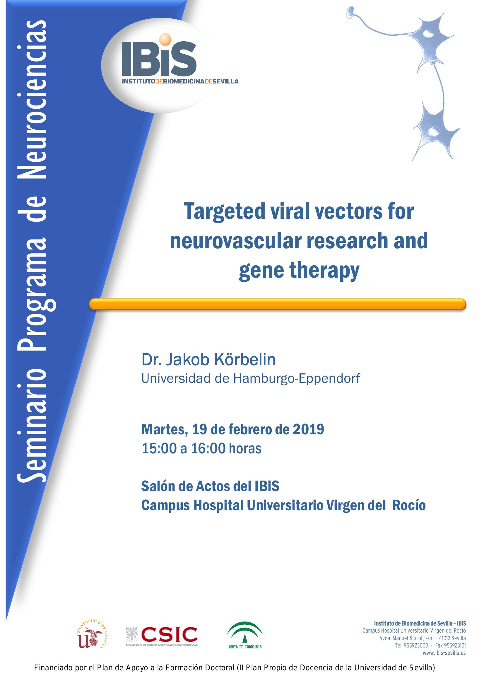 Poster: Targeted viral vectors for neurovascular research and  gene therapy