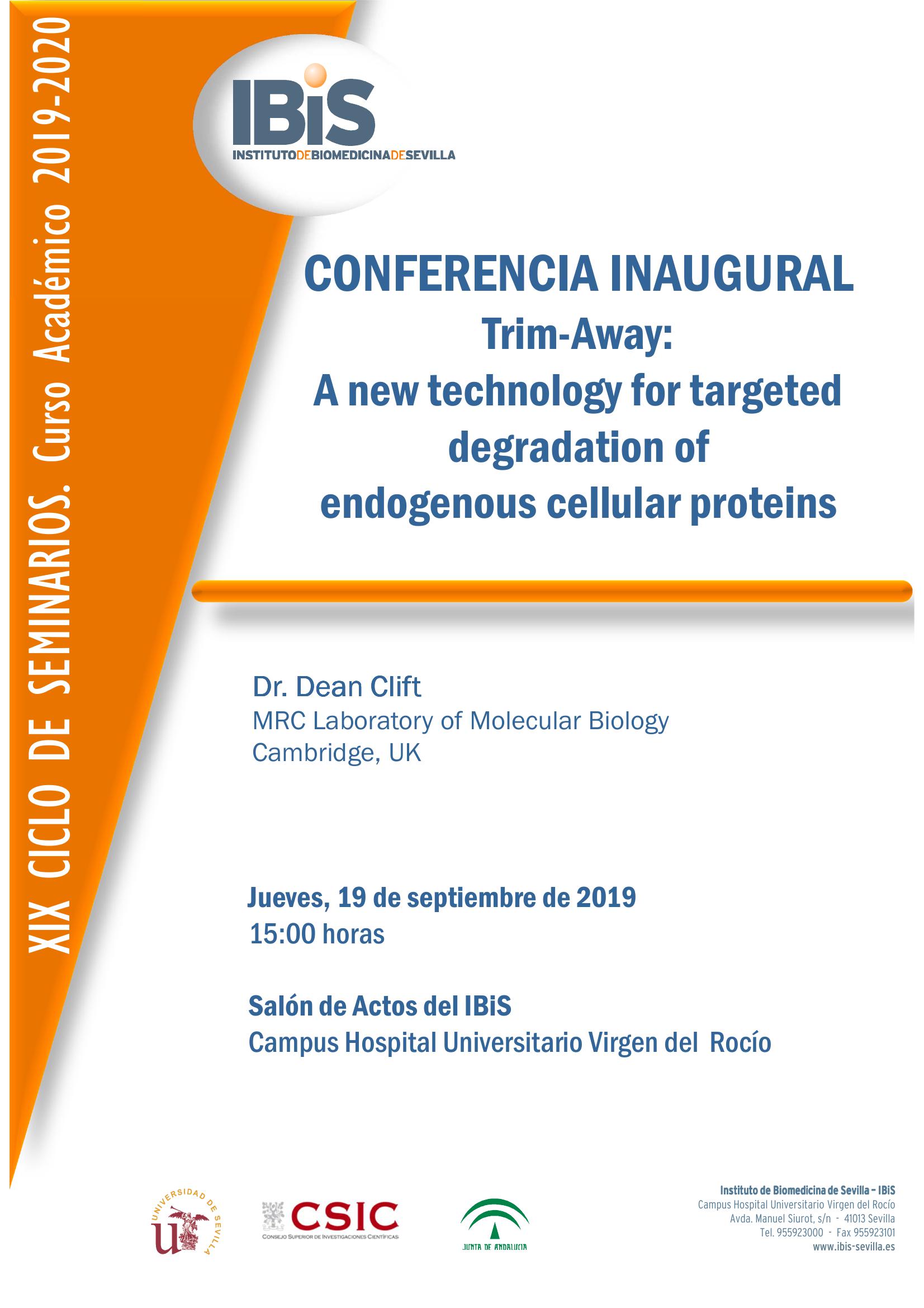Poster: Trim-Away:  A new technology for targeted degradation of  endogenous cellular proteins