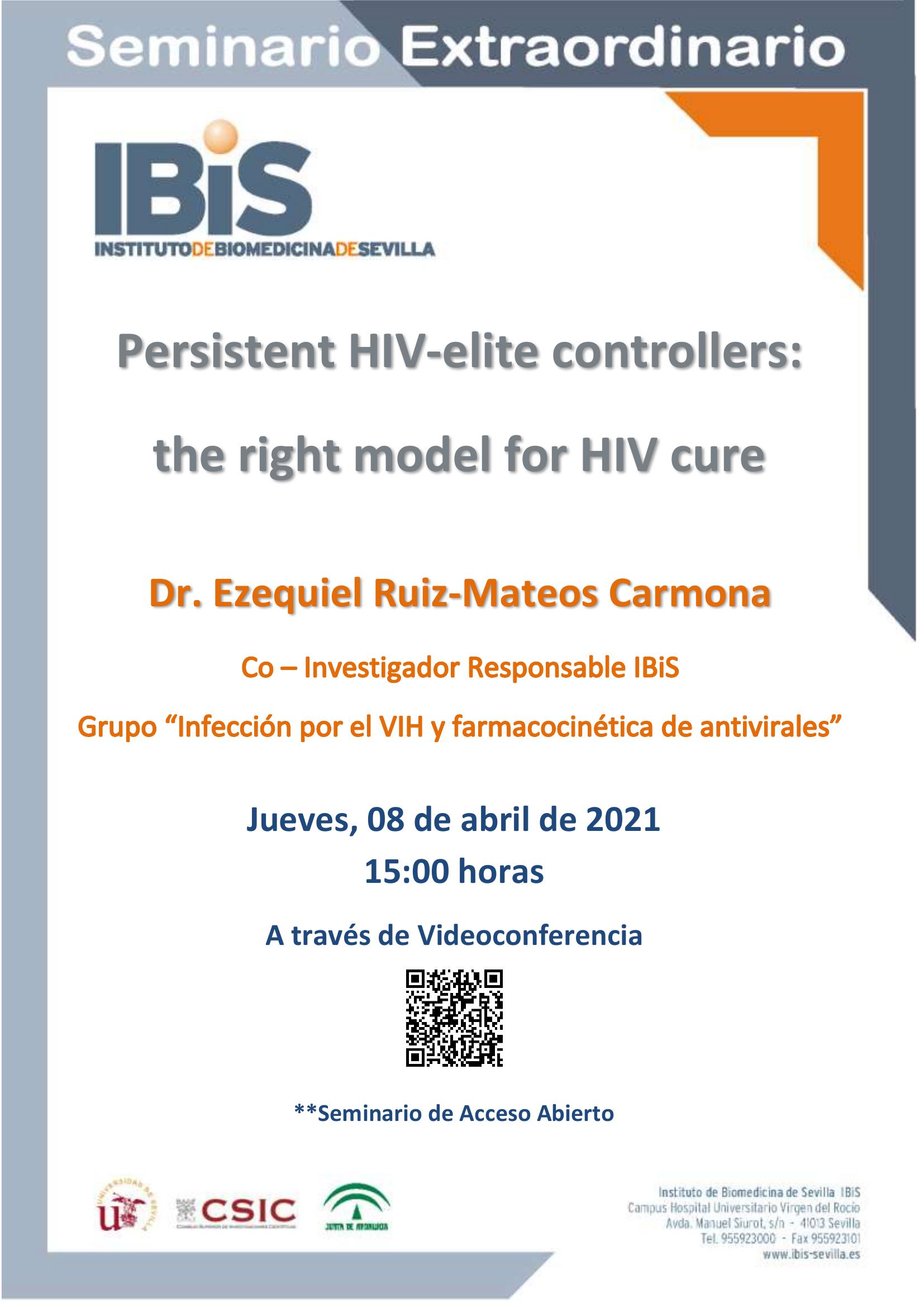 Poster: Persistent HIV-elite controllers:  the right model for HIV cure