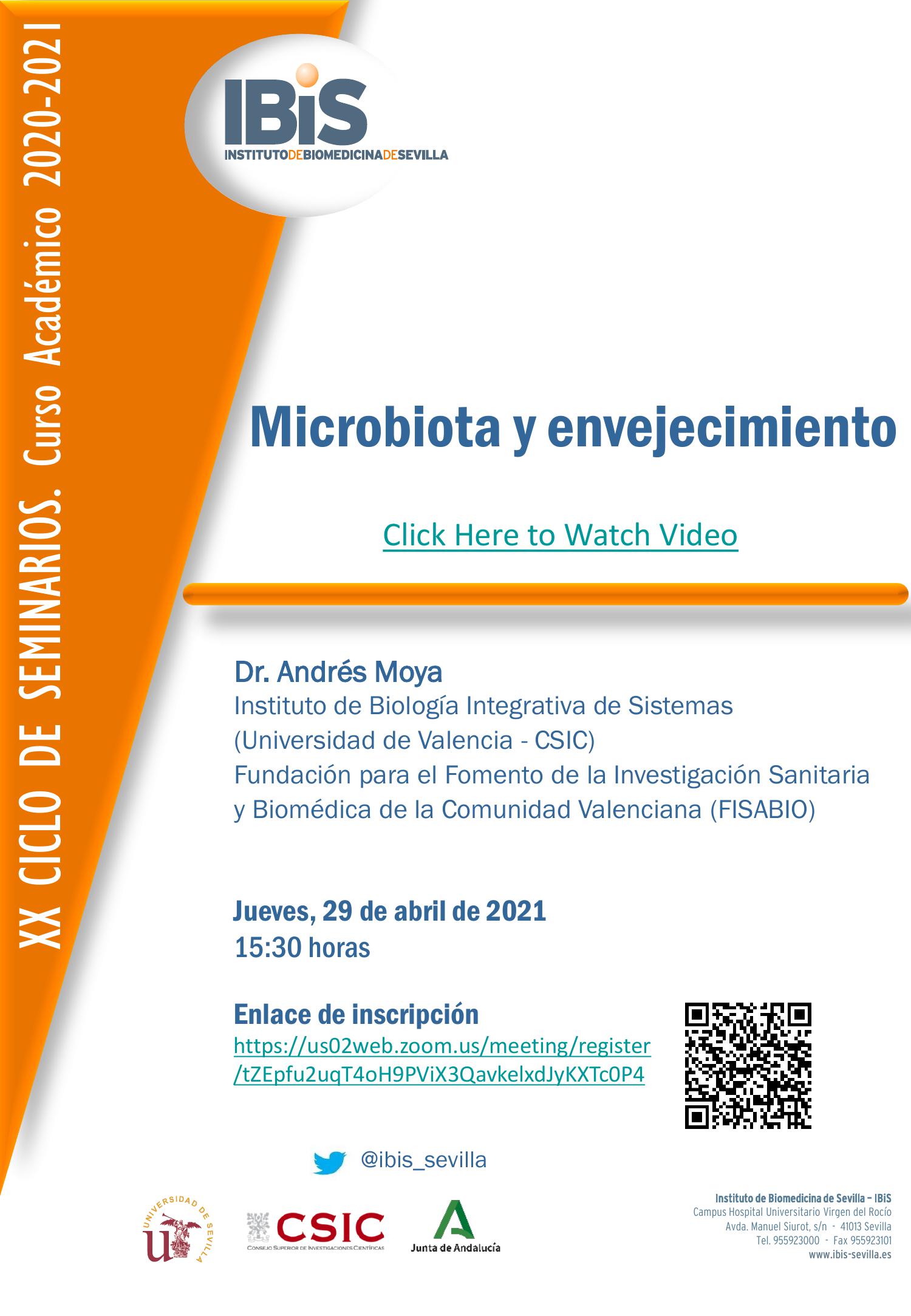 Poster: Microbiota y envejecimiento