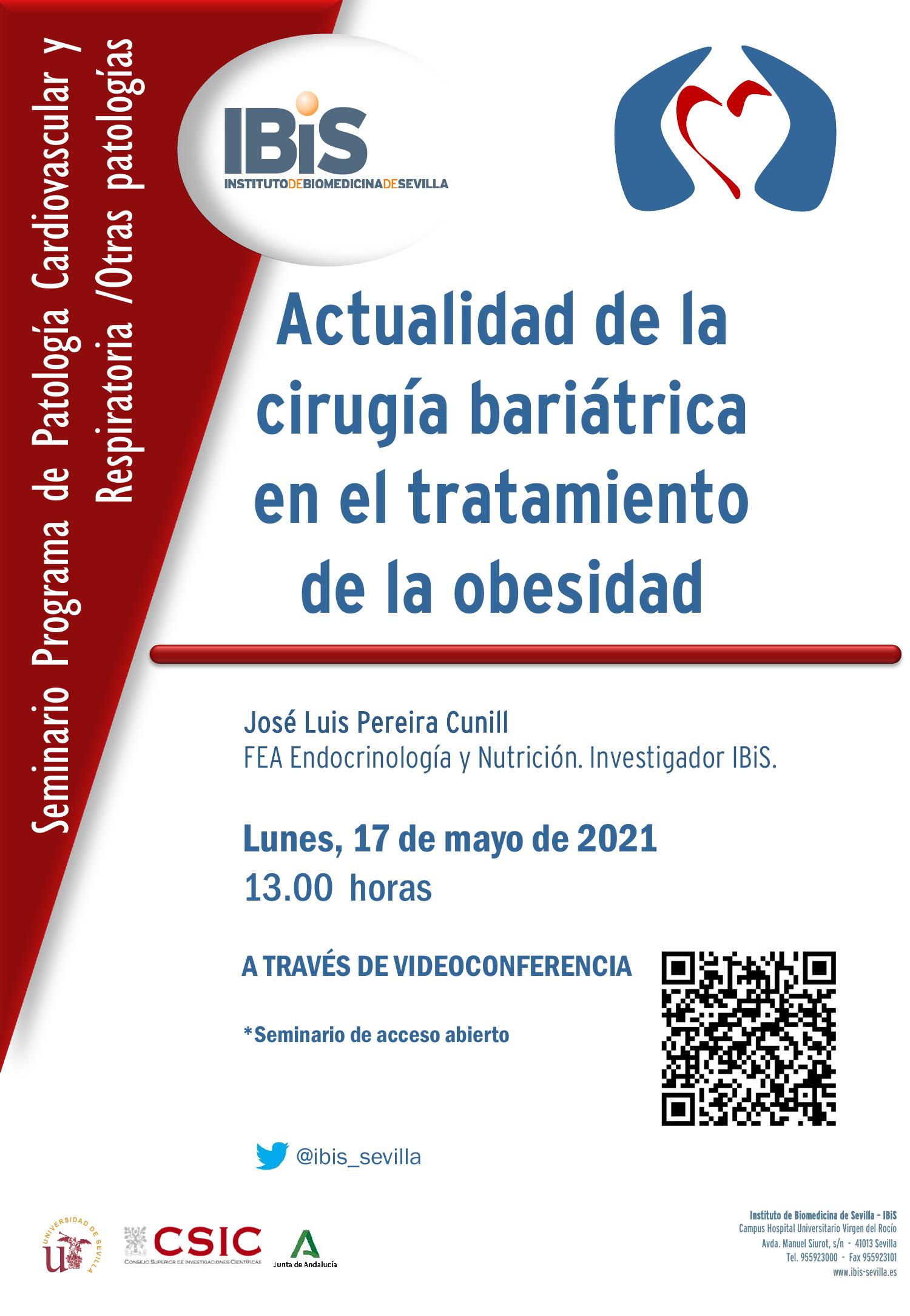 Poster: Actualidad de la cirugía bariátrica en el tratamiento de la obesidad