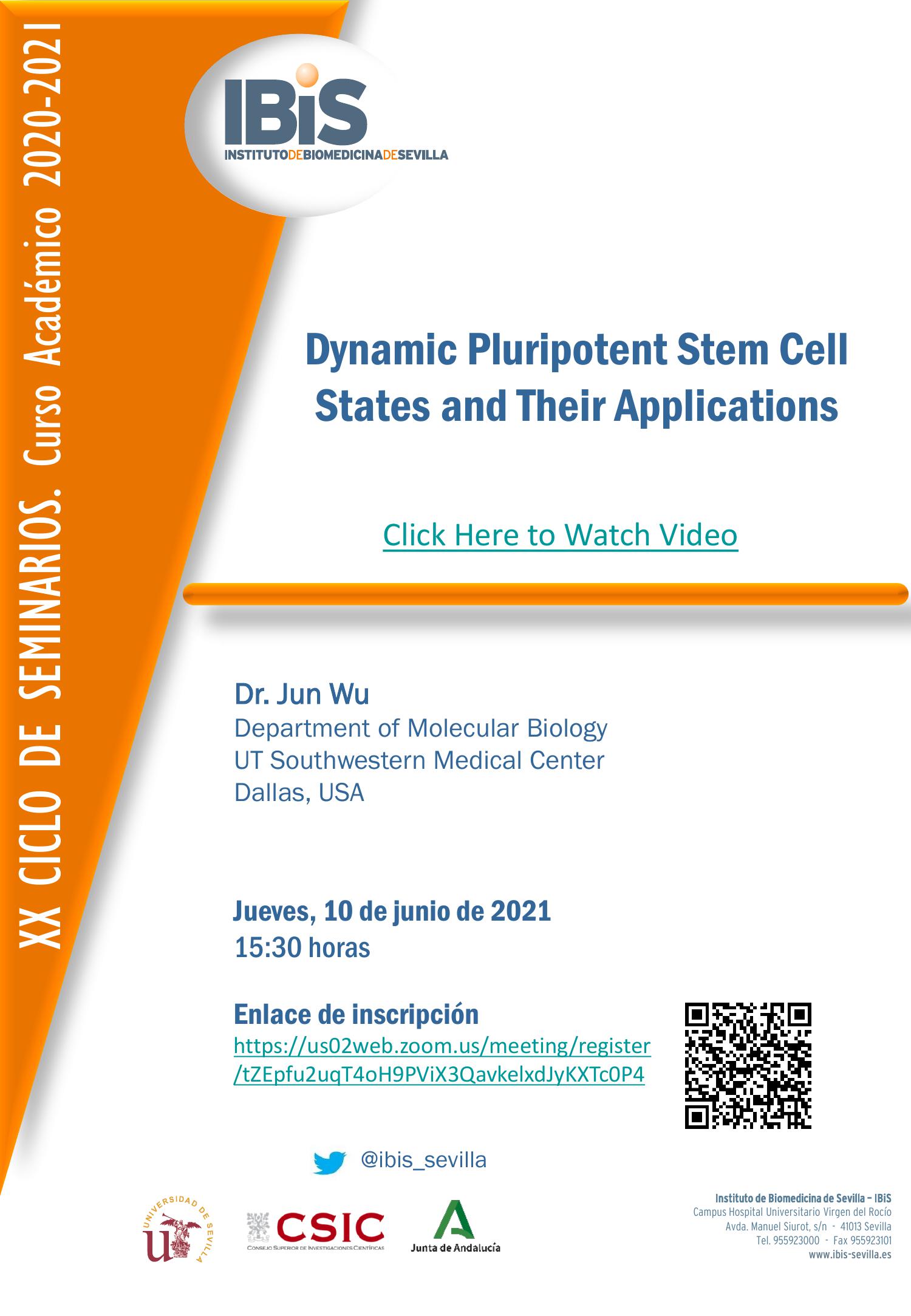 Poster: Dynamic Pluripotent Stem Cell States and Their Applications