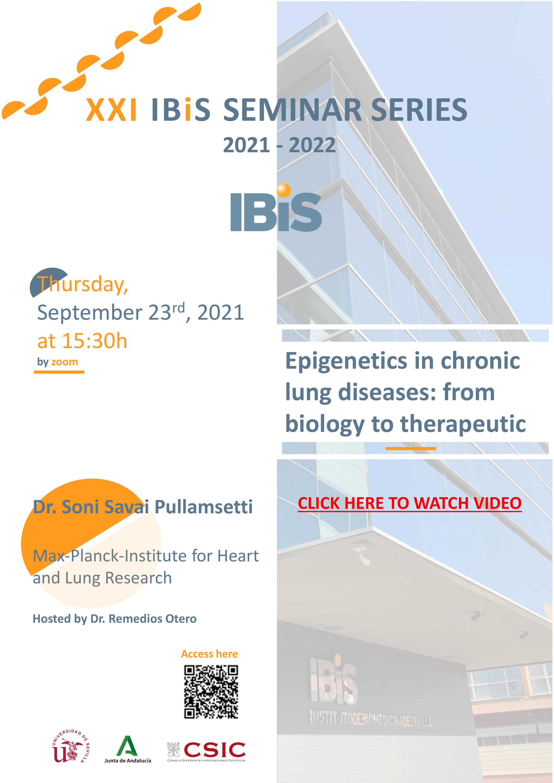 Poster: Epigenetics in chronic lung diseases: from biology to therapeutic