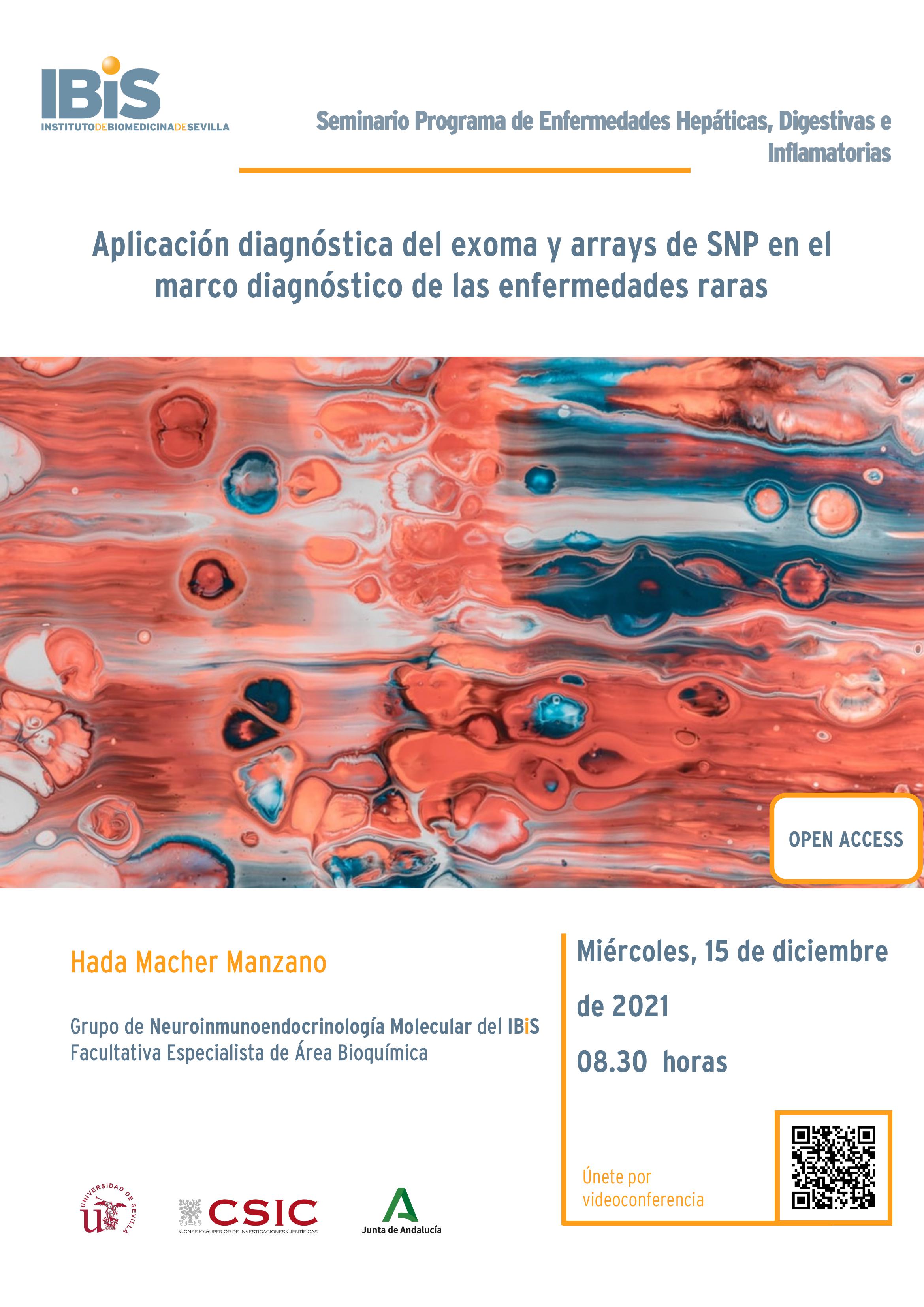 Poster: Aplicación diagnóstica del exoma y arrays de SNP en el marco diagnóstico de las enfermedades raras