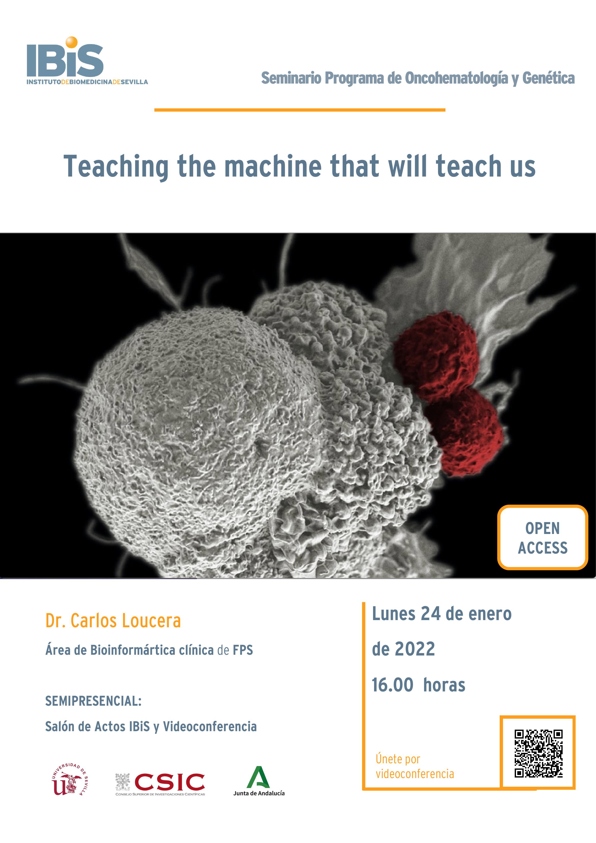 Poster: Teaching the machine that will teach us