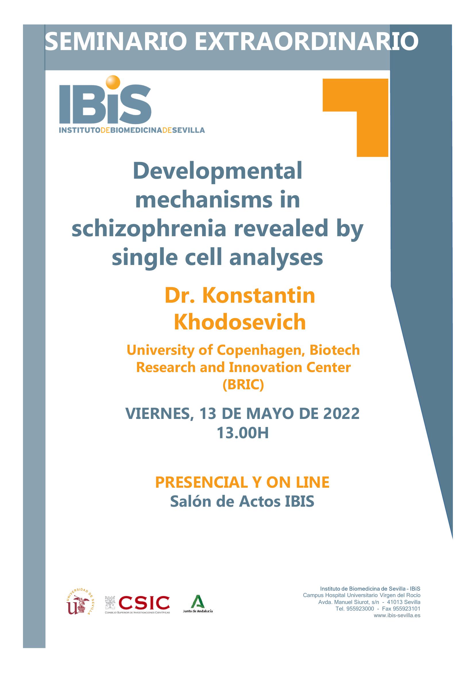 Poster: Developmental mechanisms in schizophrenia revealed by single cell analyses