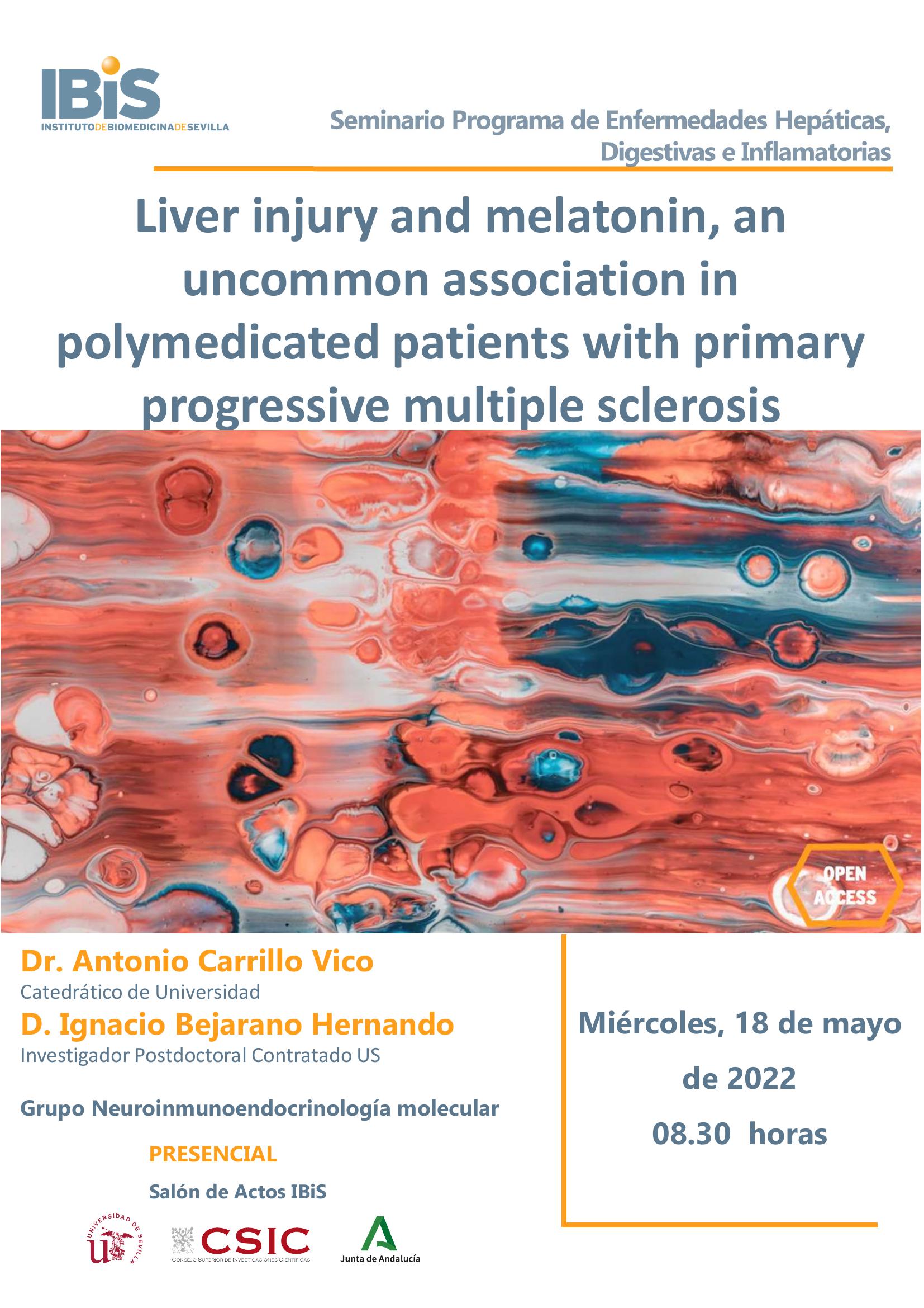 Poster: Liver injury and melatonin, an uncommon association in polymedicated patients with primary progressive multiple sclerosis