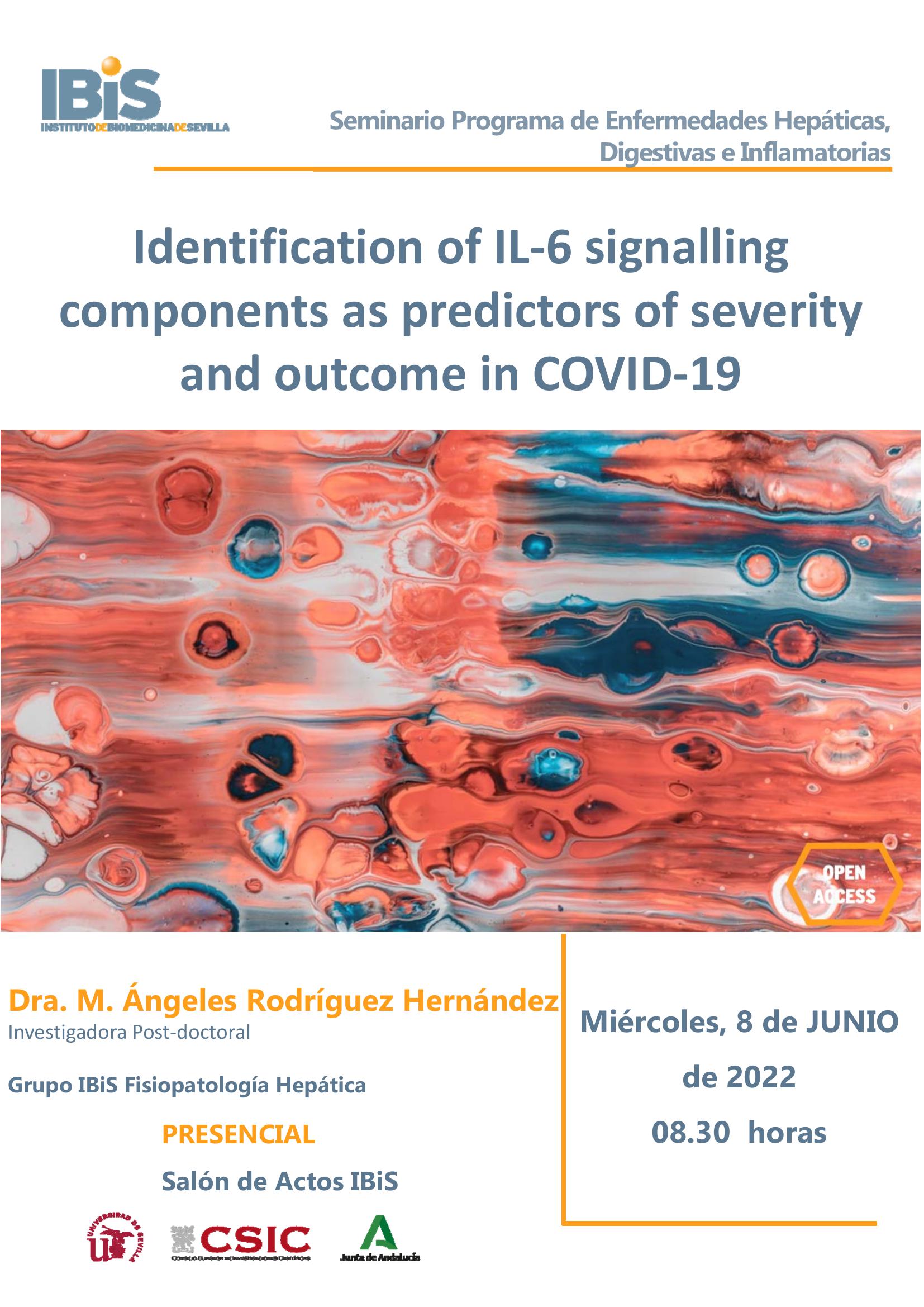 Poster: Identification of IL‐6 signalling components as predictors of severity and outcome in COVID‐19