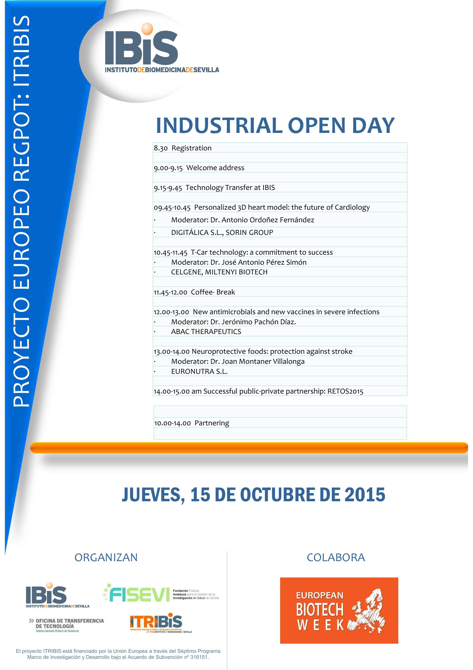 Poster: Industrial Open Day - ITRIBIS