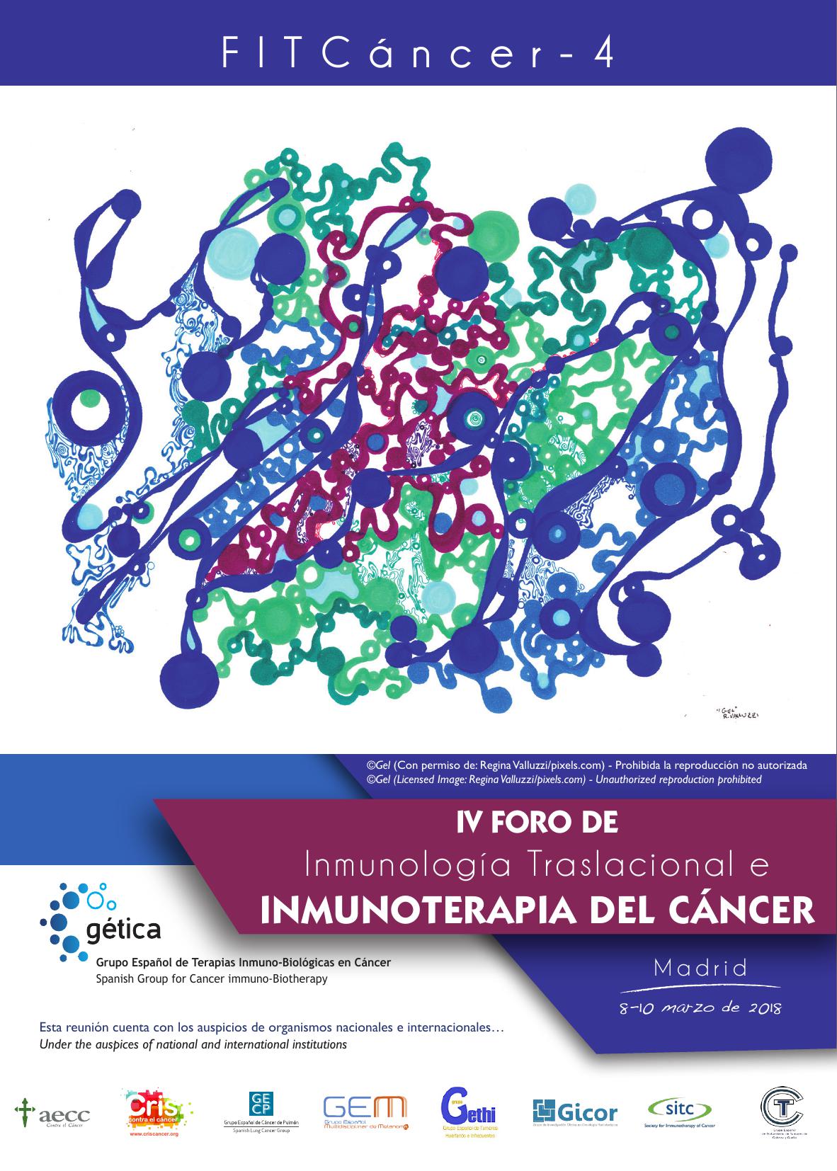 Poster: F I T C á n c e r - 4 IV FORO DE Inmunología Traslacional e Inmunoterapia del Cáncer