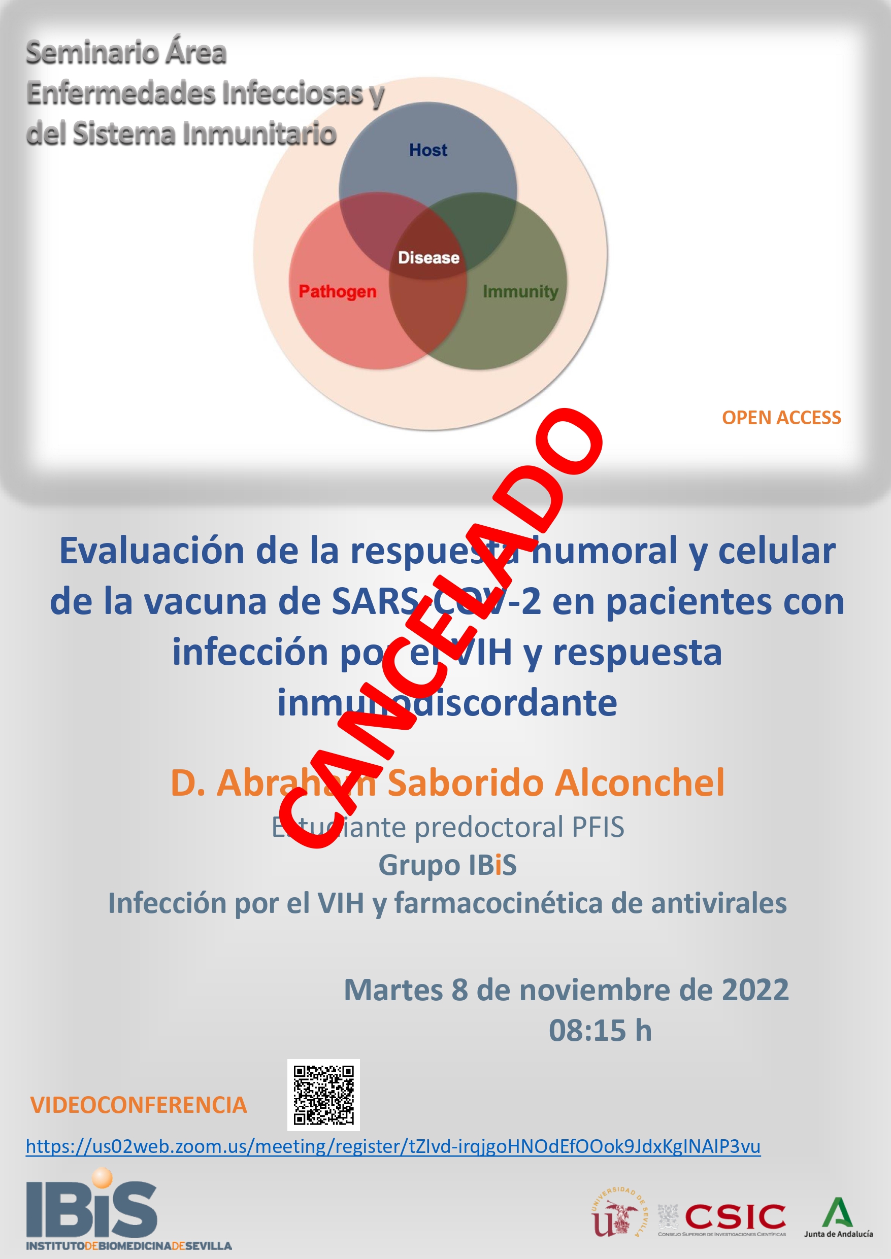 Poster: Evaluación de la respuesta humoral y celular de la vacuna de SARS-COV-2 en pacientes con infección por el VIH y respuesta inmunodiscordante
