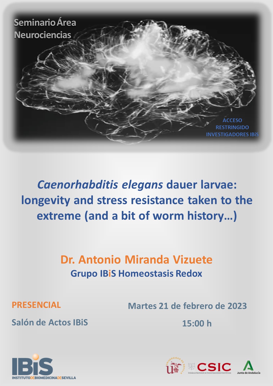 Poster: Caenorhabditis elegans dauer larvae: longevity and stress resistance taken to the extreme (and a bit of worm history…)