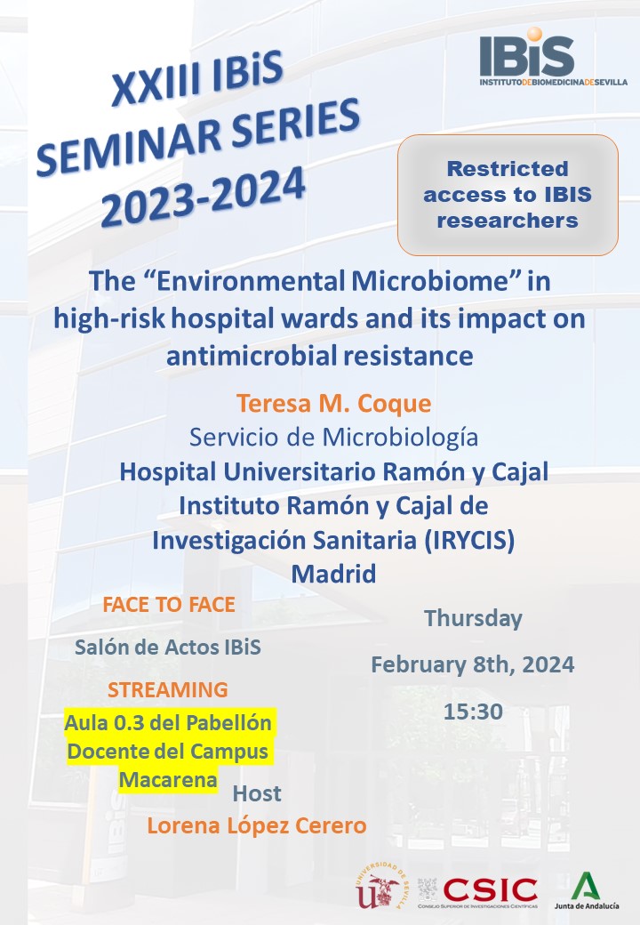 Poster: The “Environmental Microbiome” in  high-risk hospital wards and its impact on antimicrobial resistance