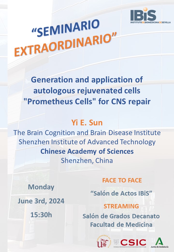 Poster: Generation and application of autologous rejuvenated cells "Prometheus Cells" for CNS repair