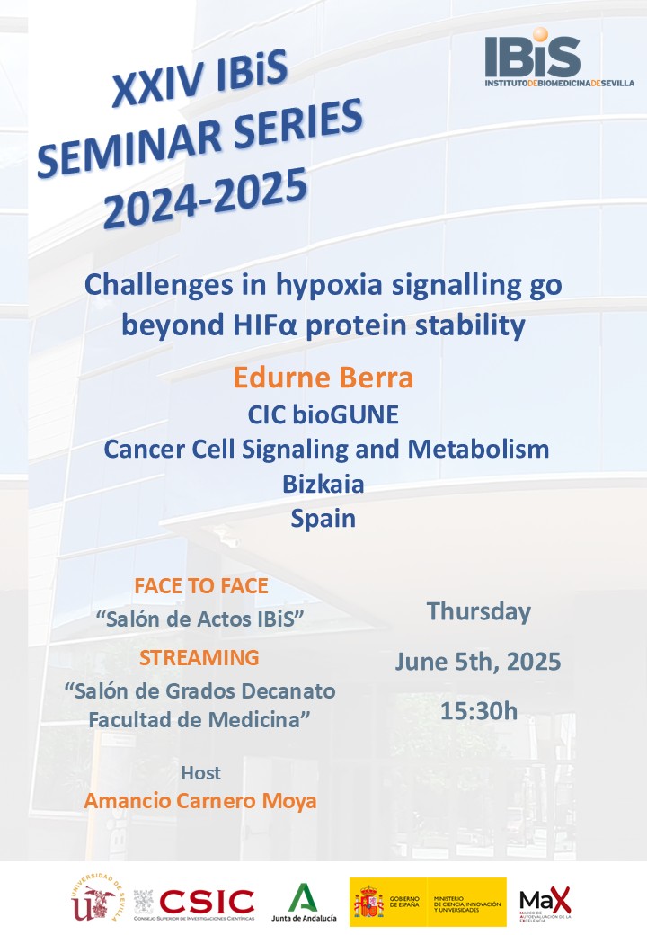 Poster: Challenges in hypoxia signalling go beyond HIFα protein stability