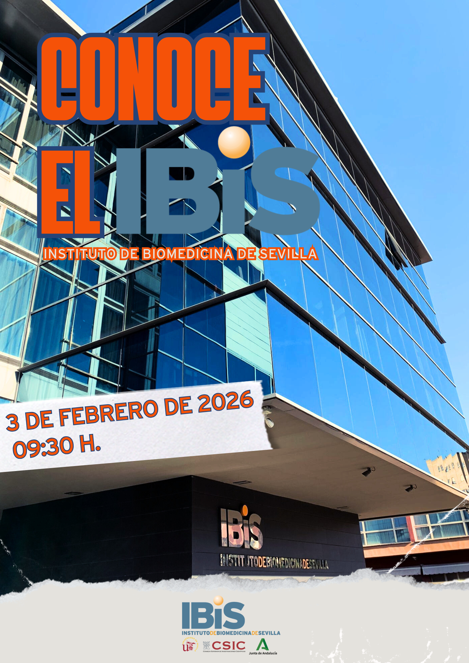 Poster: Jornada CONOCE EL IBiS