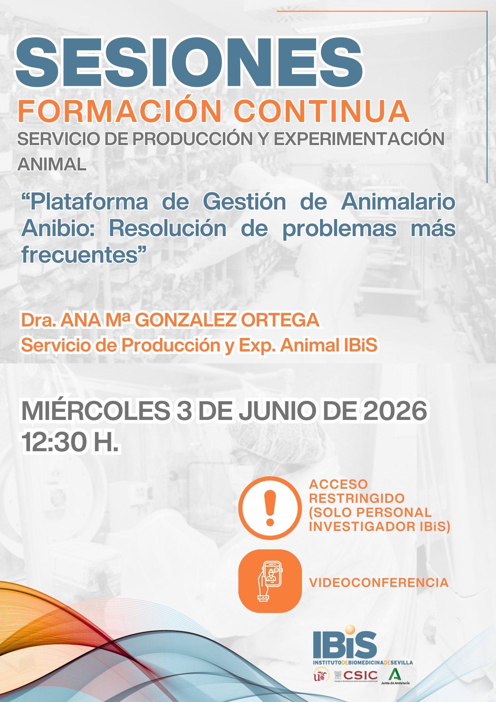 Poster: Plataforma de Gestión de Animalario Anibio: Resolución de problemas más frecuentes