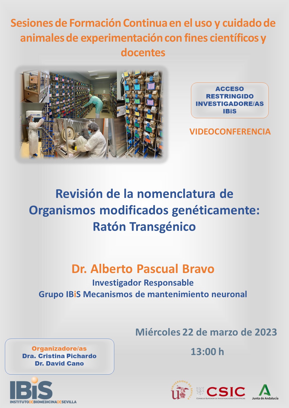 Poster: Revisión de la nomenclatura de Organismos modificados genéticamente: Ratón Transgénico