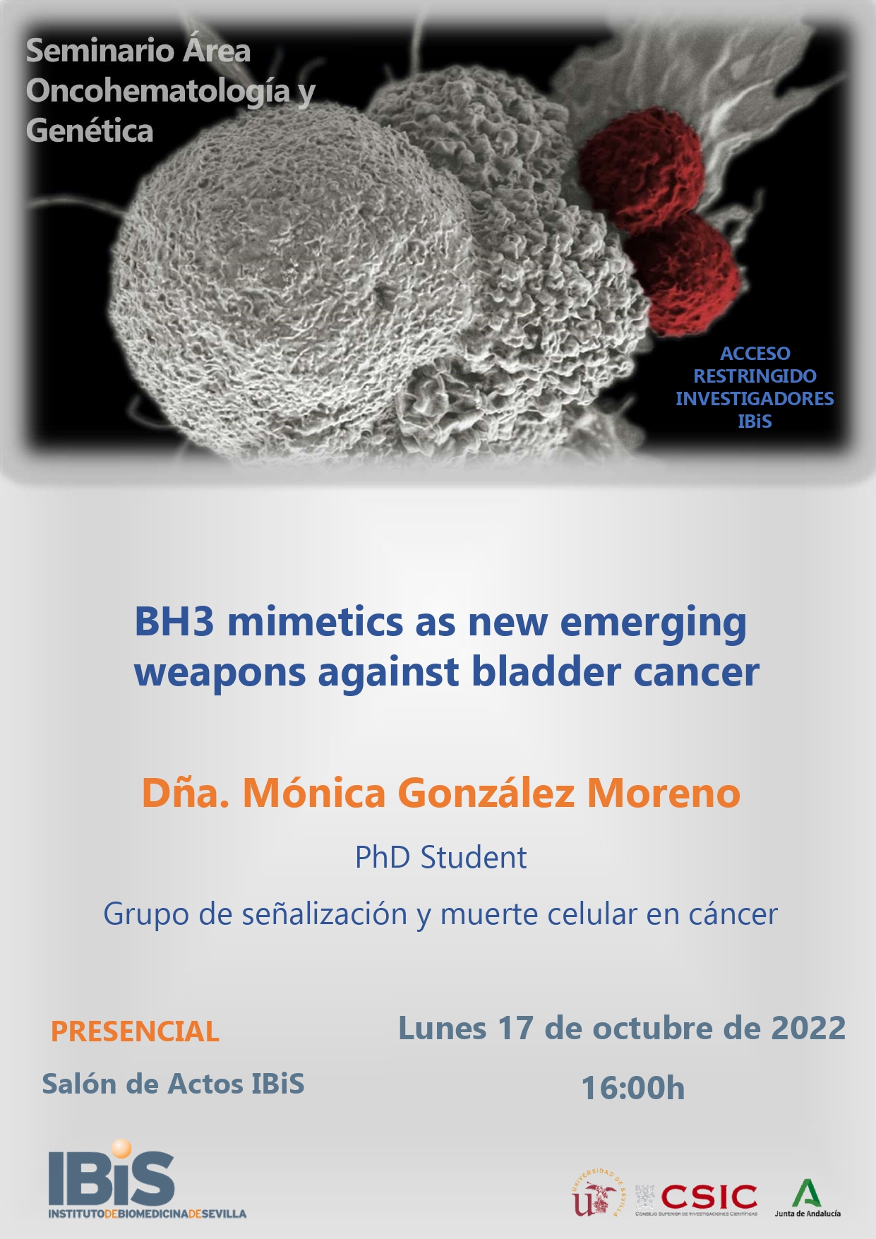 Poster: BH3 mimetics as new emerging weapons against bladder cancer